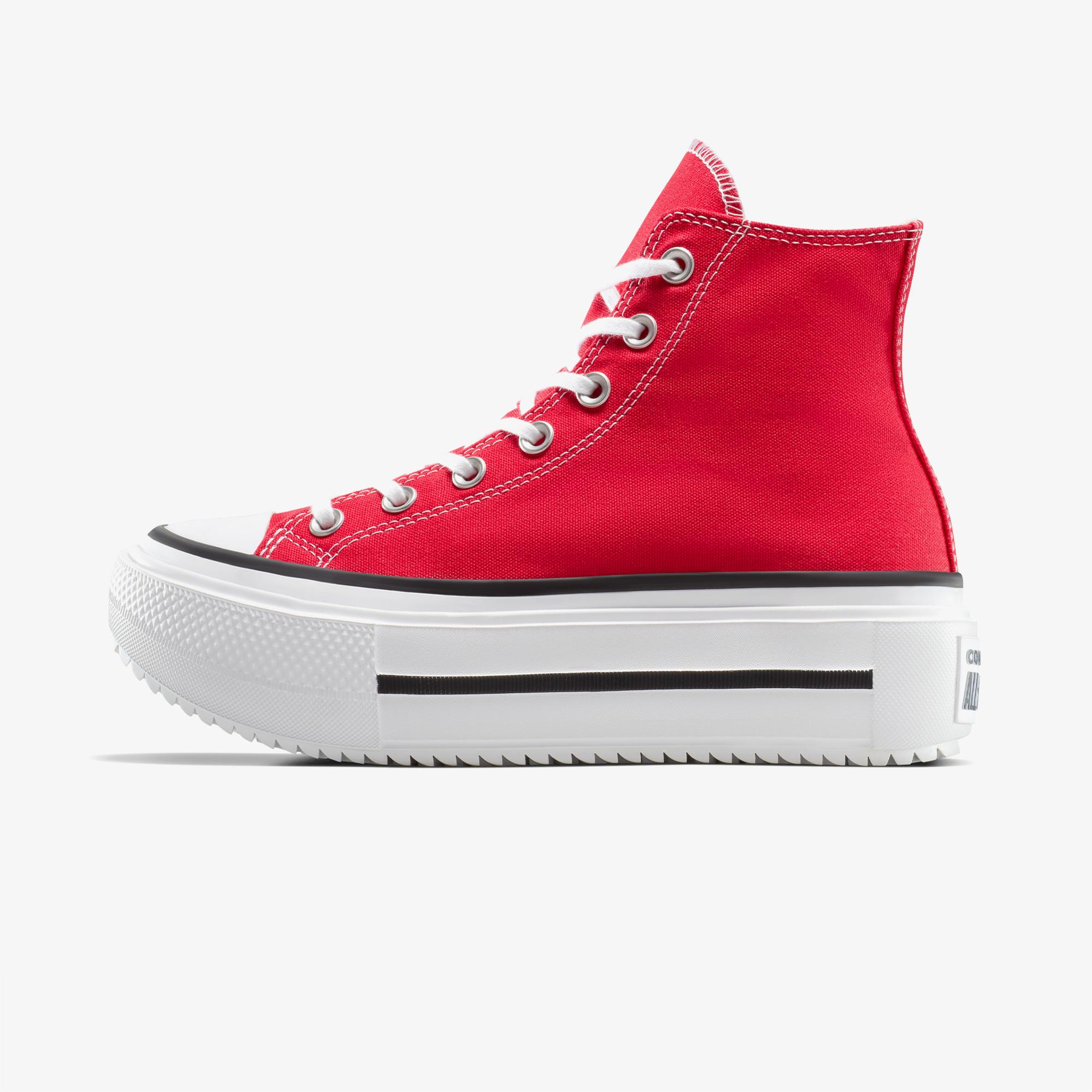 Converse Chuck Taylor All Star Lift Double Stack Platform Unisex Kırmızı Sneaker