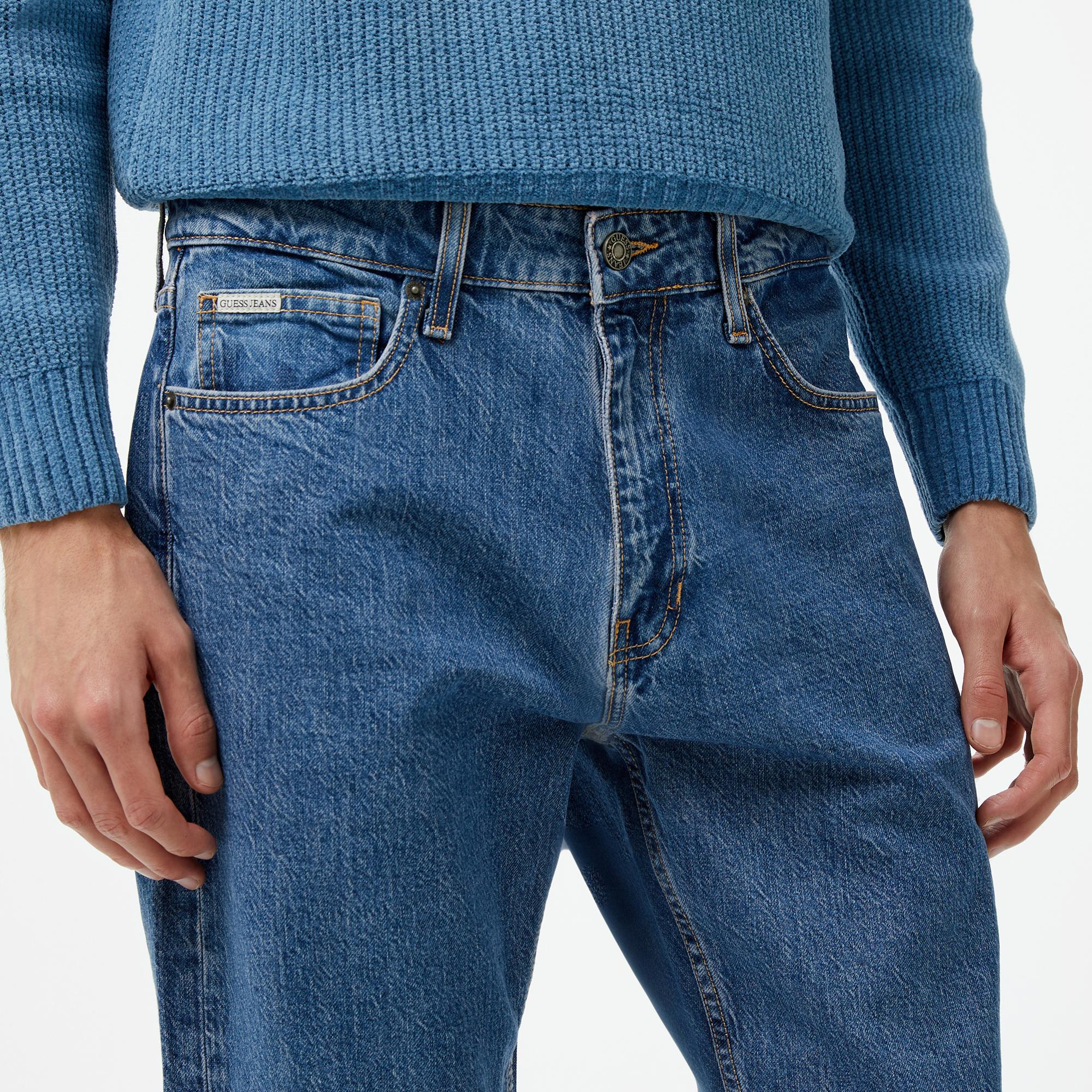 Guess G16 Straight Eco Indigo Erkek Mavi Jean