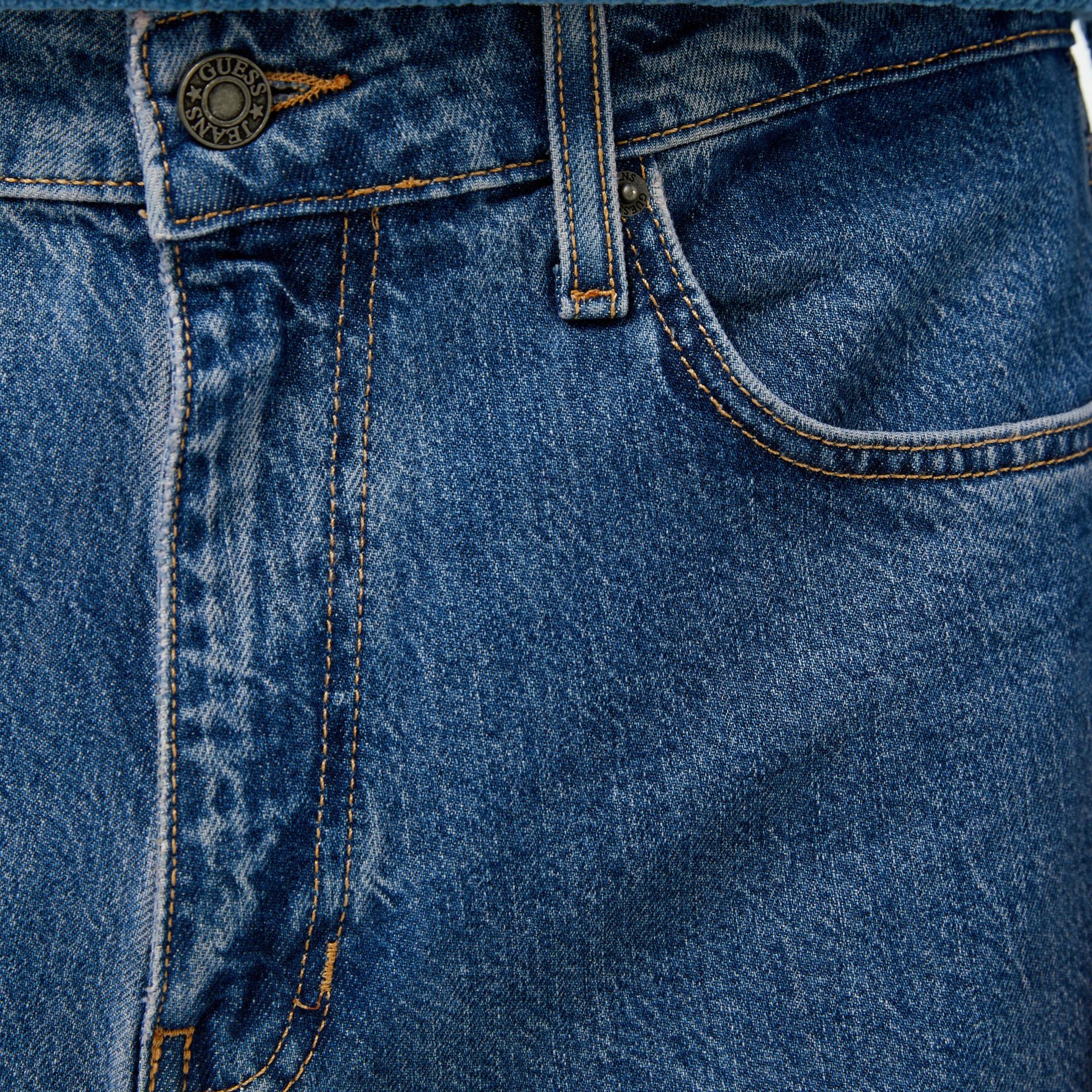 Guess G16 Straight Eco Indigo Erkek Mavi Jean