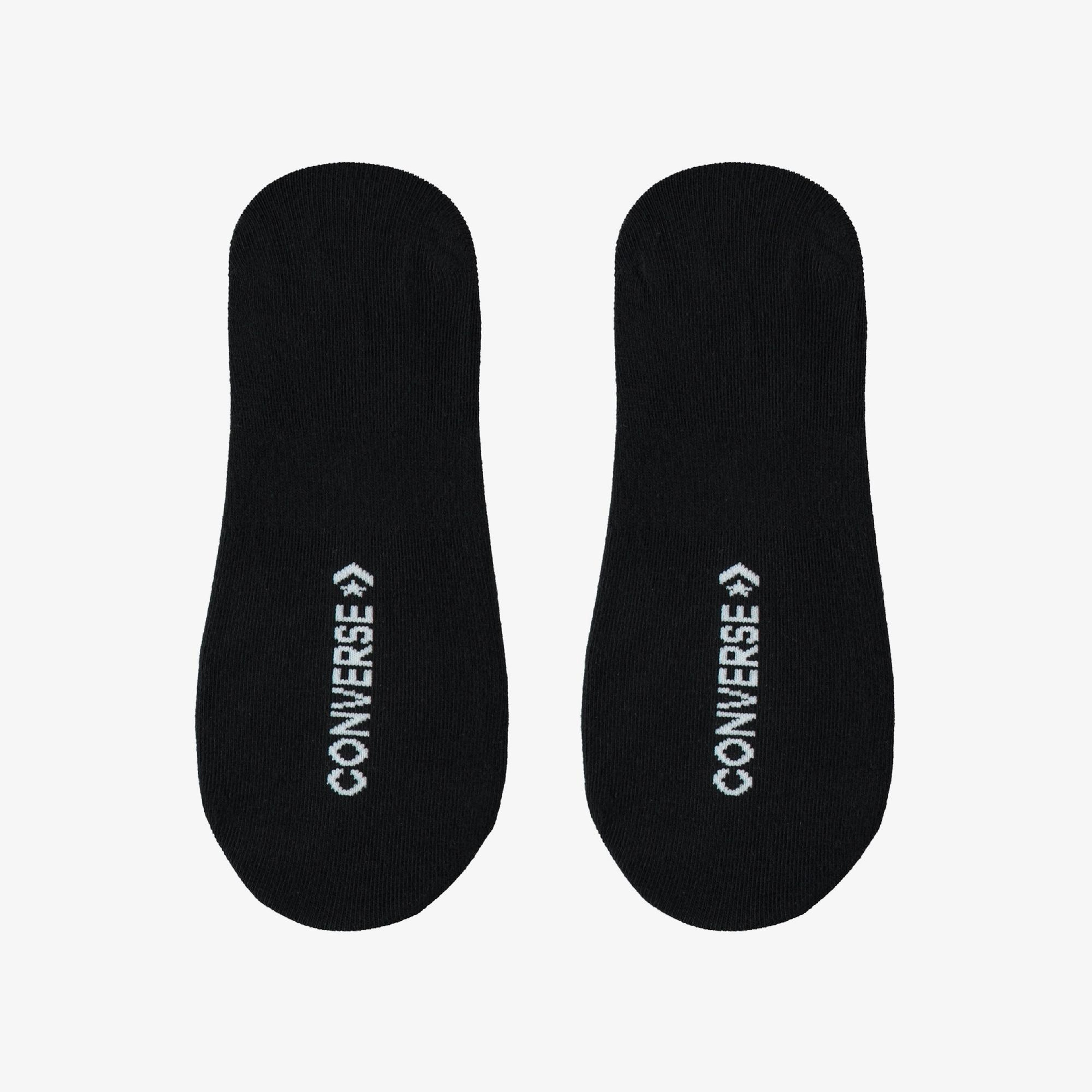 Converse Chuck Taylor Unisex 2'li Siyah Babet Çorap