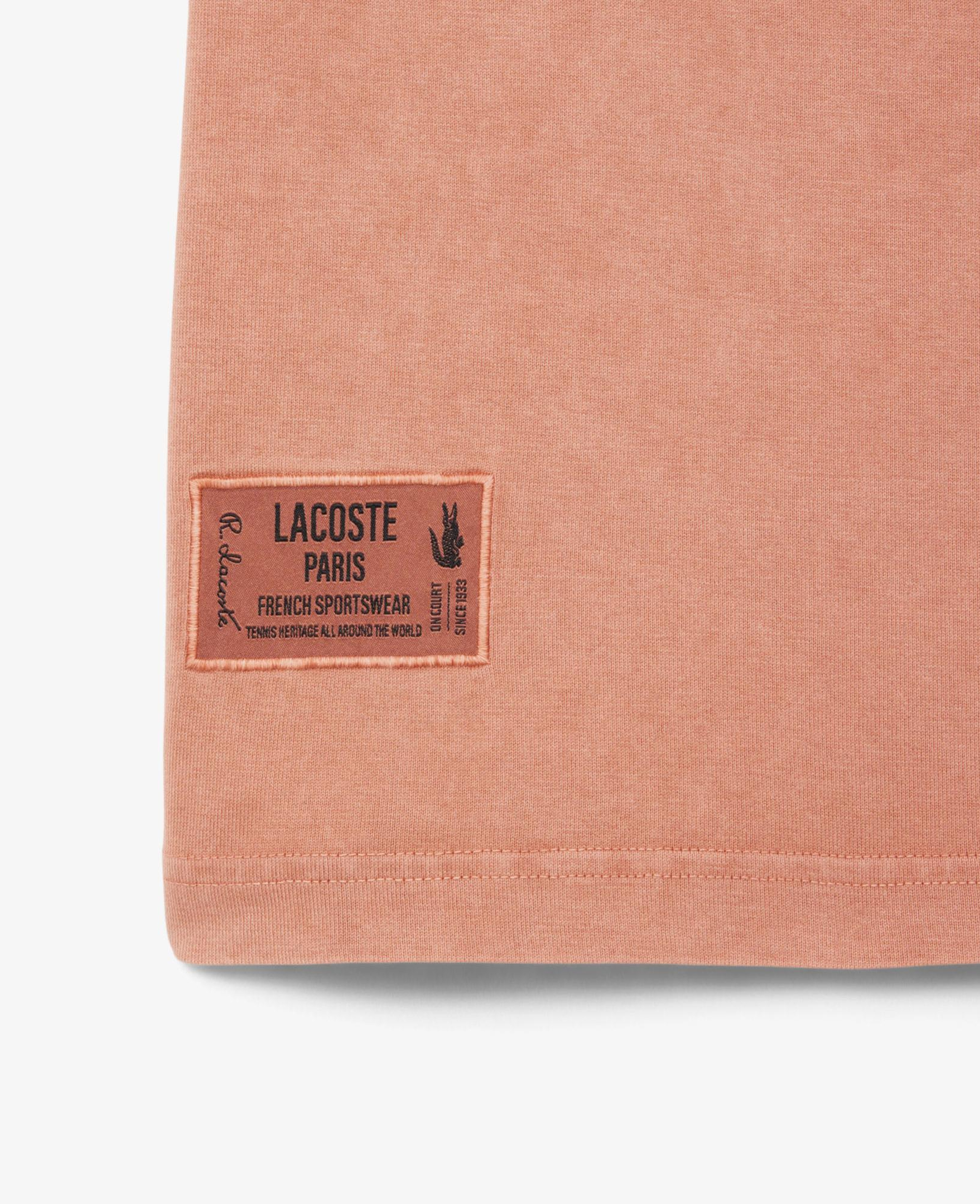 Lacoste Erkek Regular Fit Bisiklet Yaka Kahverengi T-Shirt