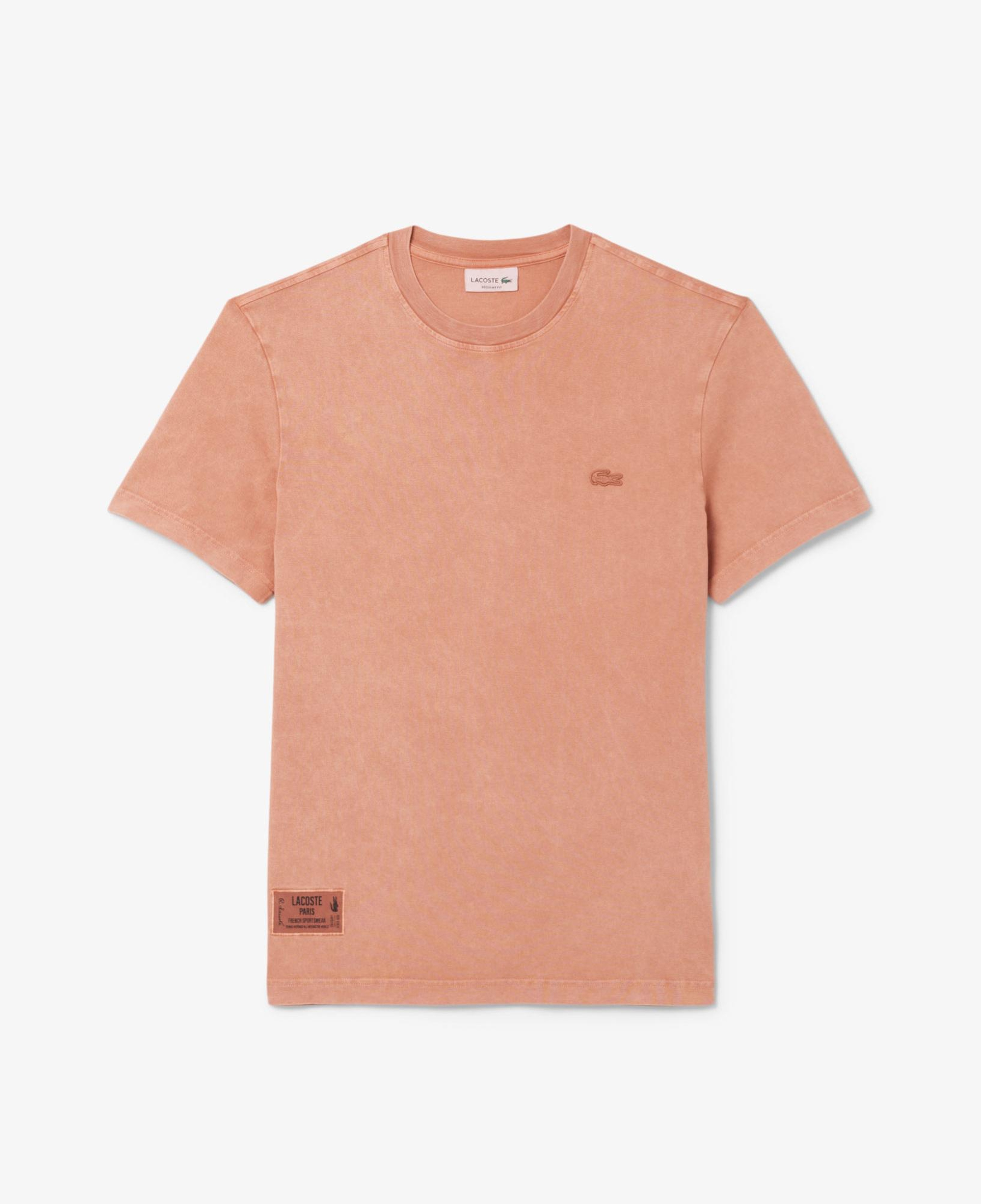 Lacoste Erkek Regular Fit Bisiklet Yaka Kahverengi T-Shirt