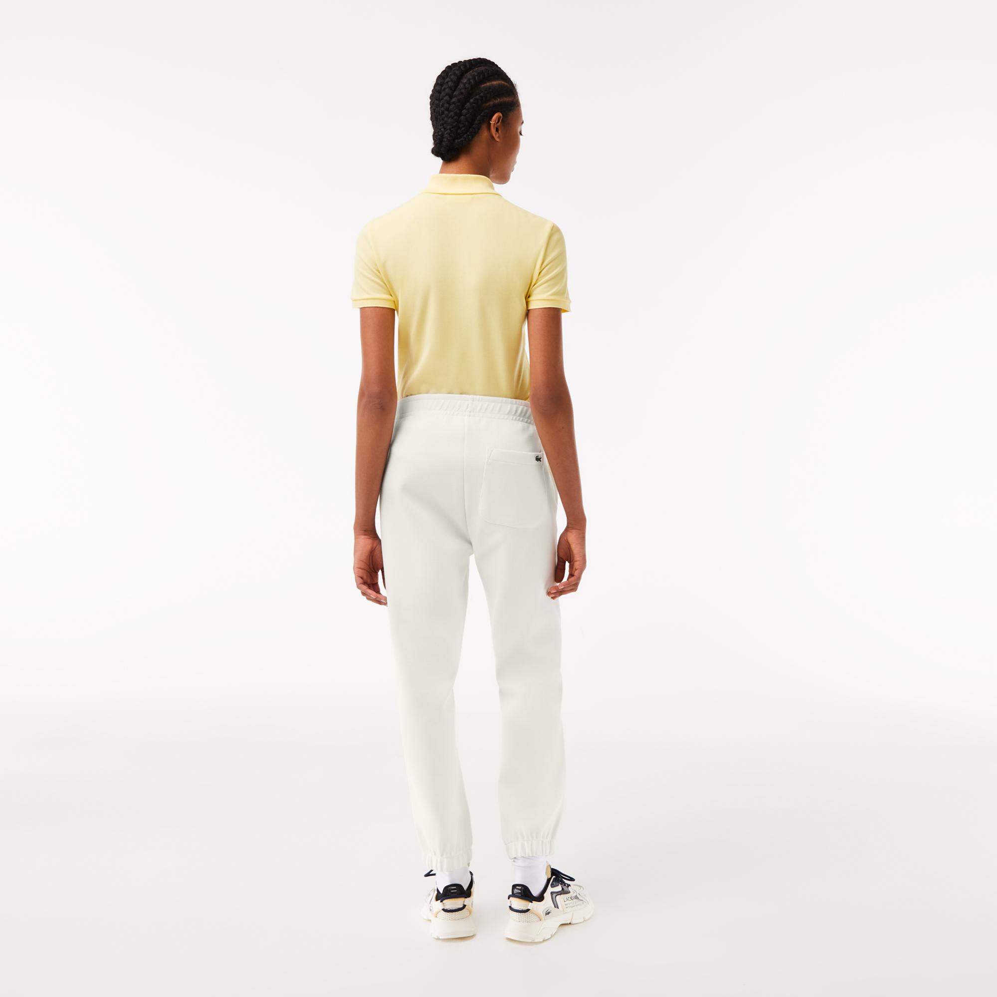 Lacoste Kadın Regular Fit Beyaz Eşofman Altı