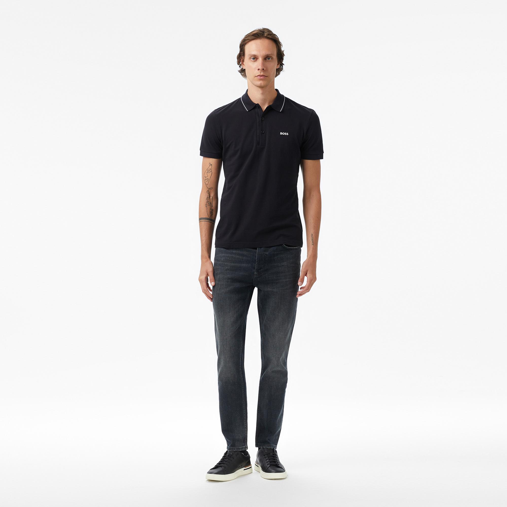 Boss Paule 4 Erkek Lacivert Polo