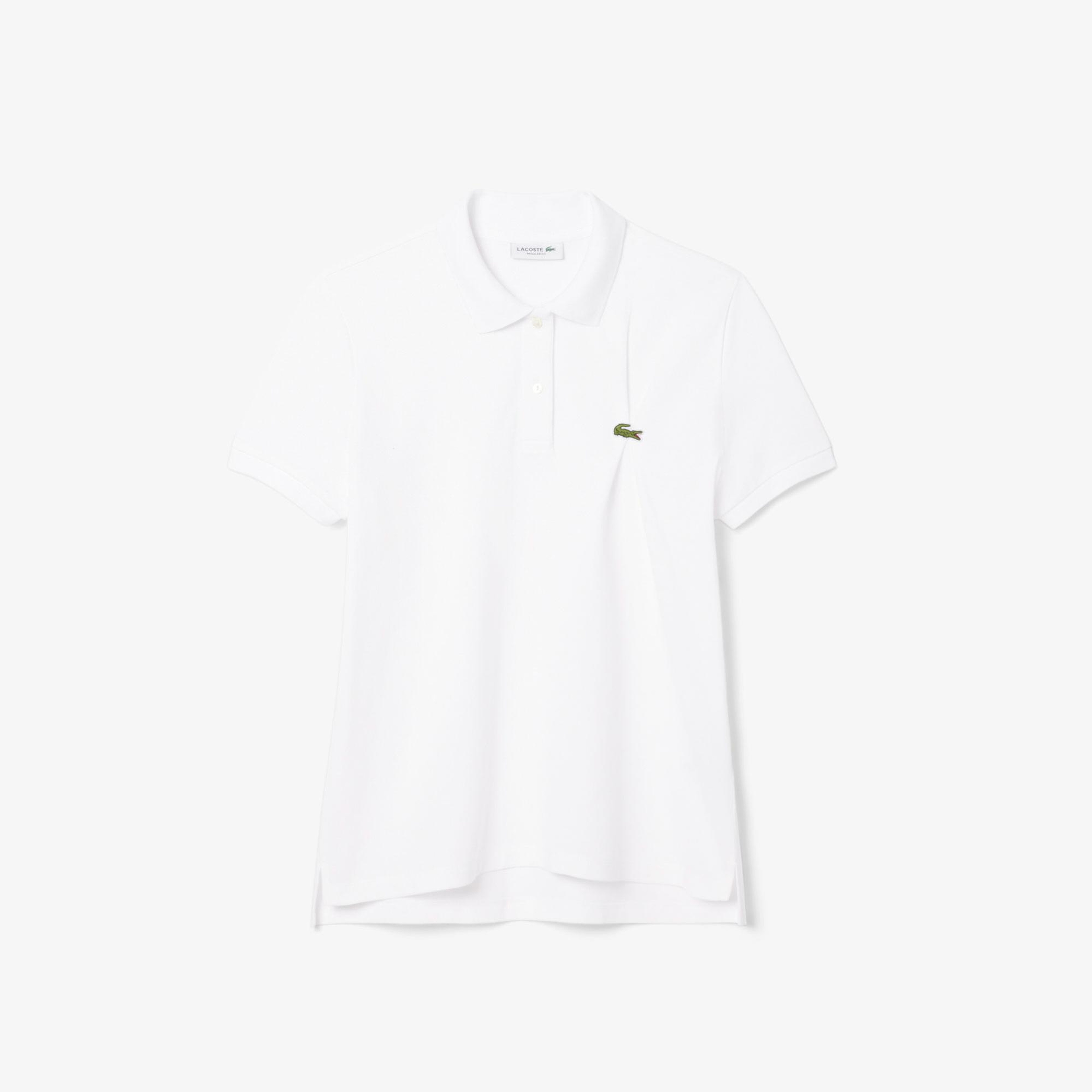 Lacoste Kadın Regular Fit Beyaz Polo