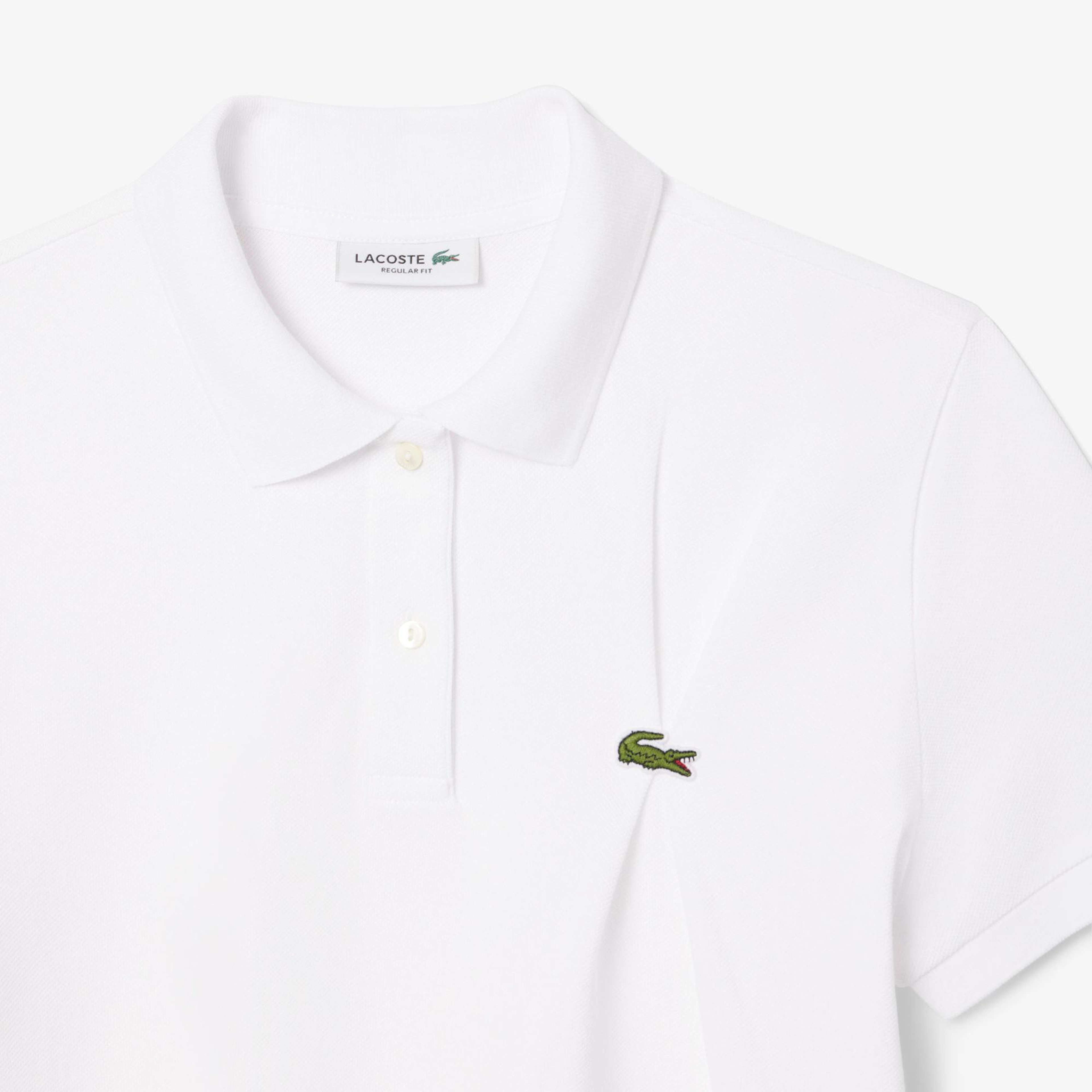 Lacoste Kadın Regular Fit Beyaz Polo