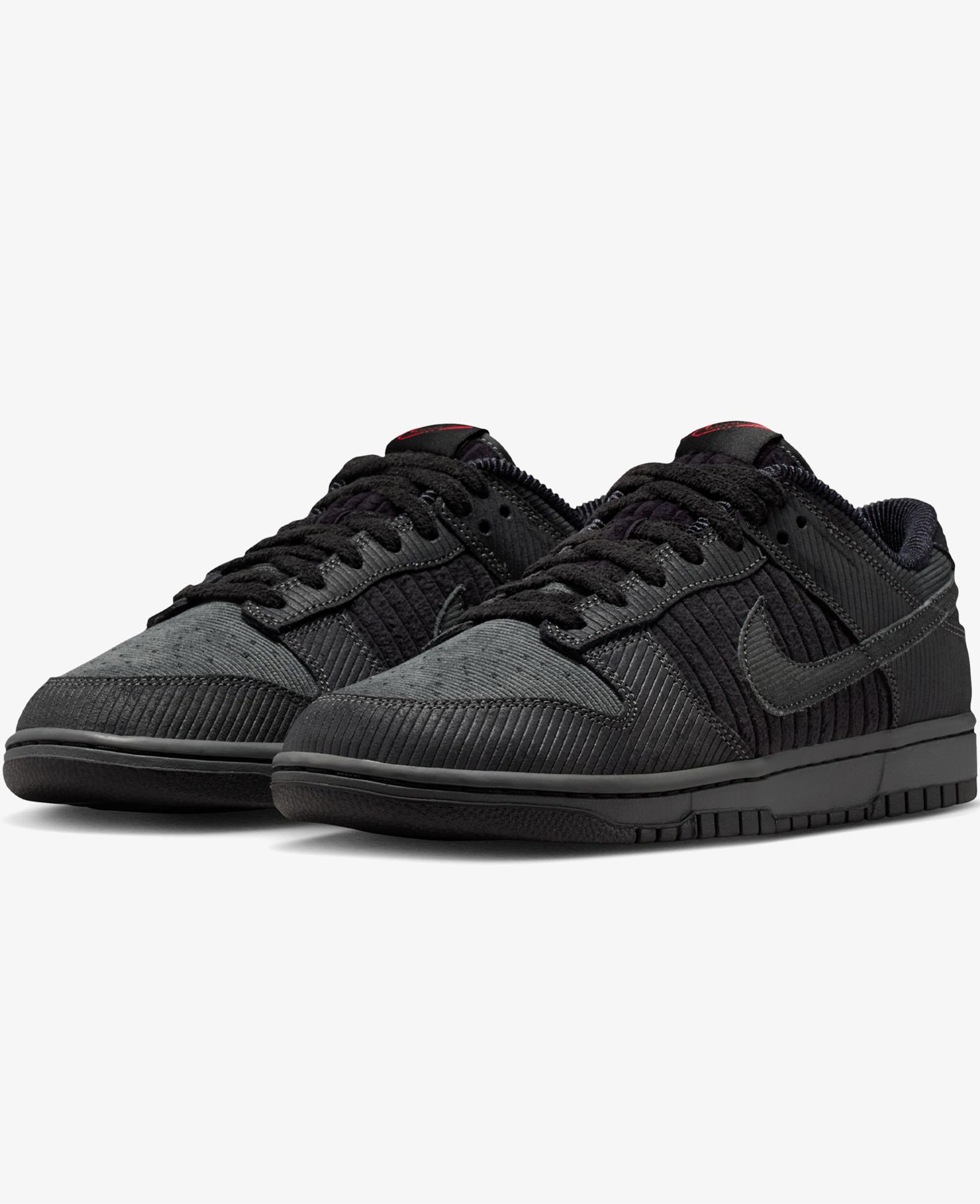 Nike Dunk Low Retro Premium Erkek Siyah Spor Ayakkabı