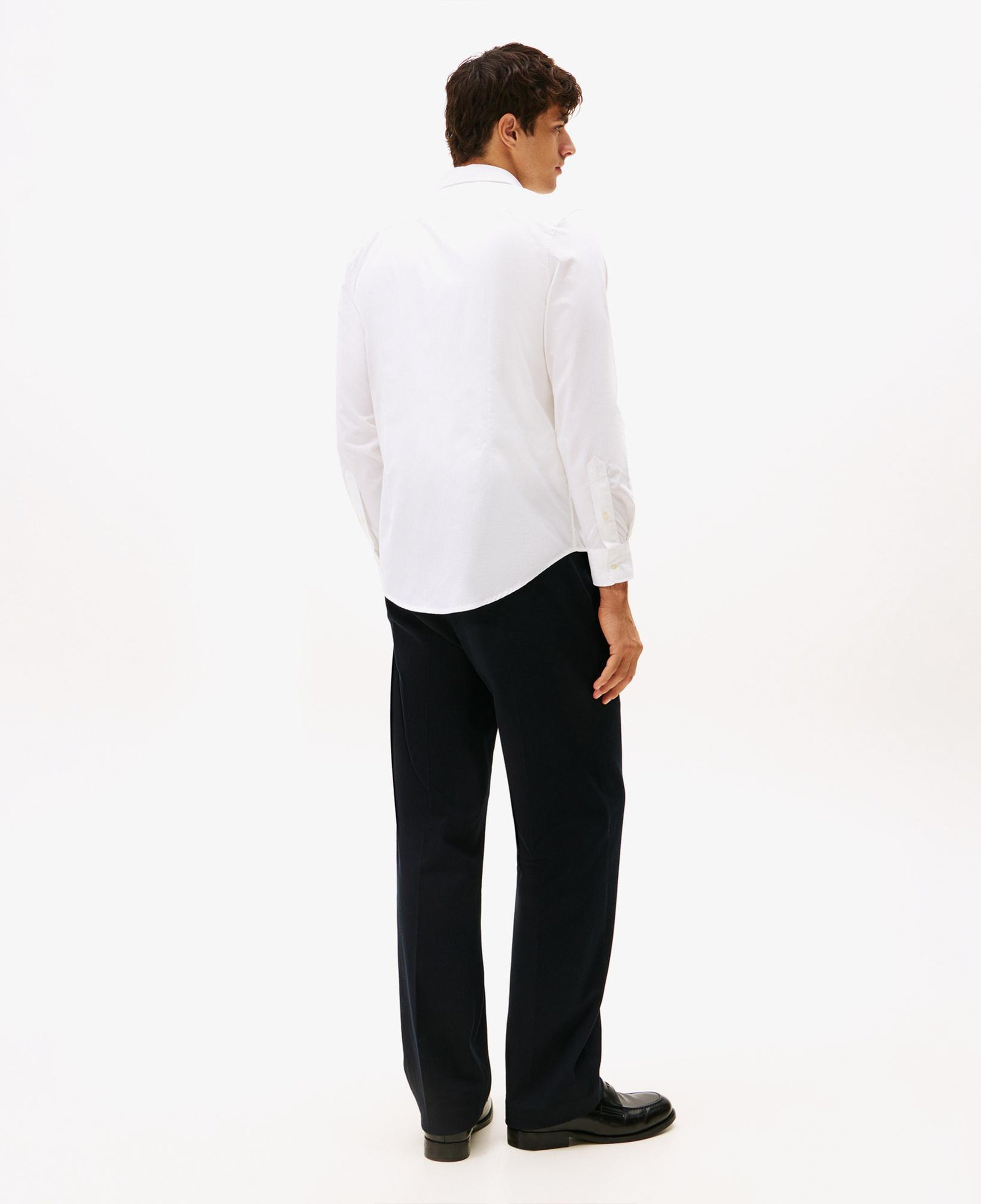 Tommy Hilfiger Flex Poplin Kent Collar Erkek Beyaz Gömlek