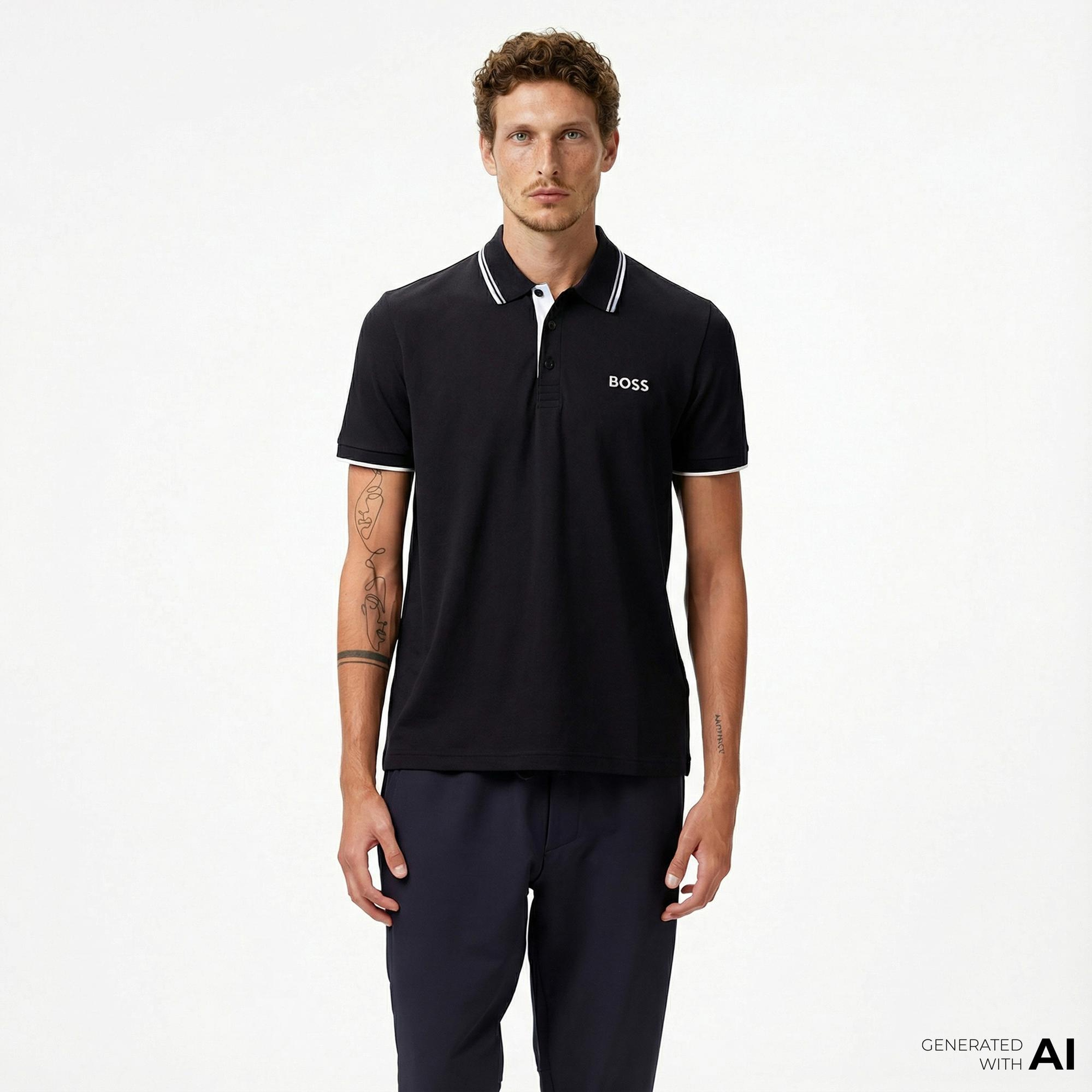 Boss Paddy Pro Erkek Koyu Mavi Polo