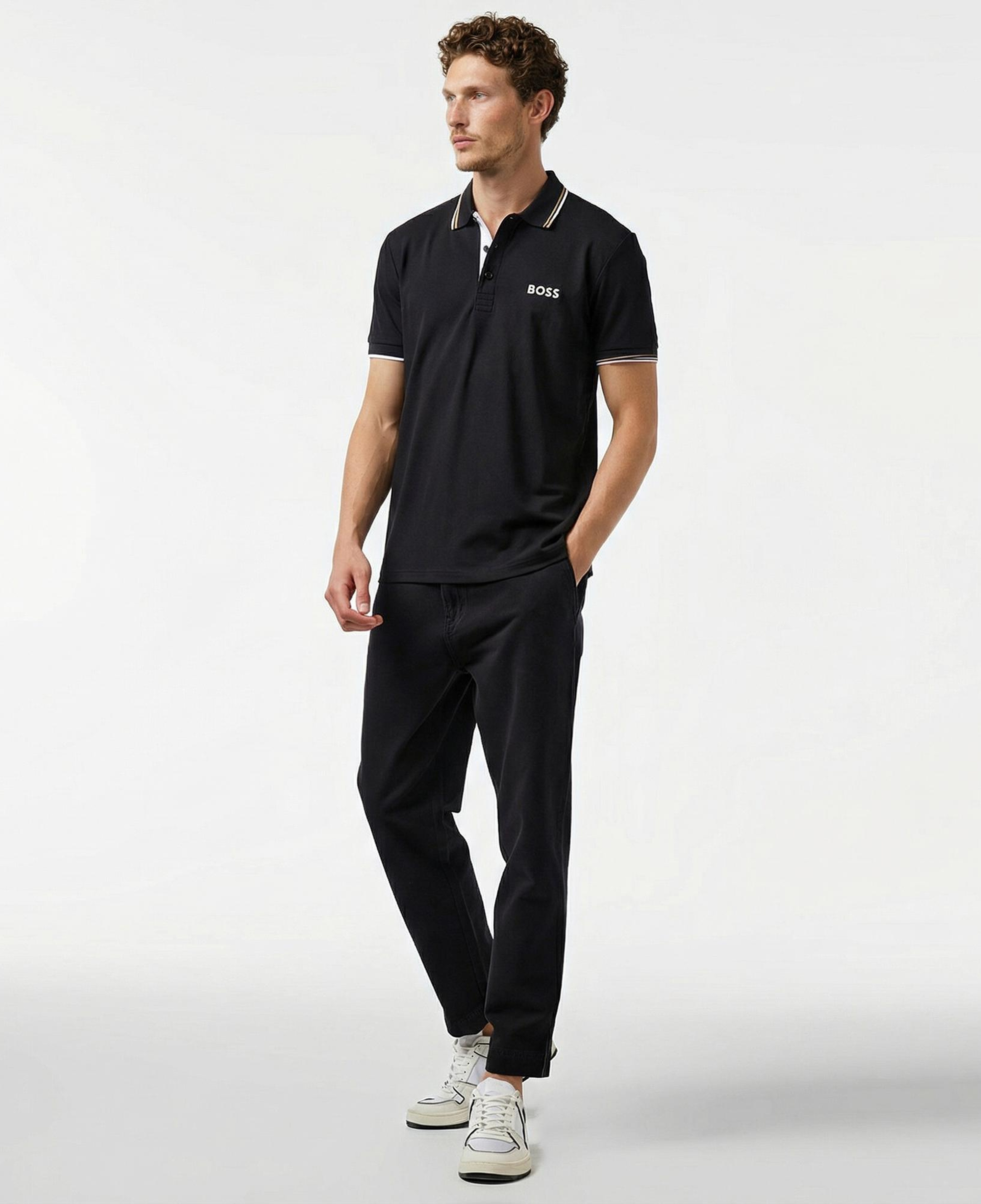 Boss Paddy Pro Erkek Siyah Polo