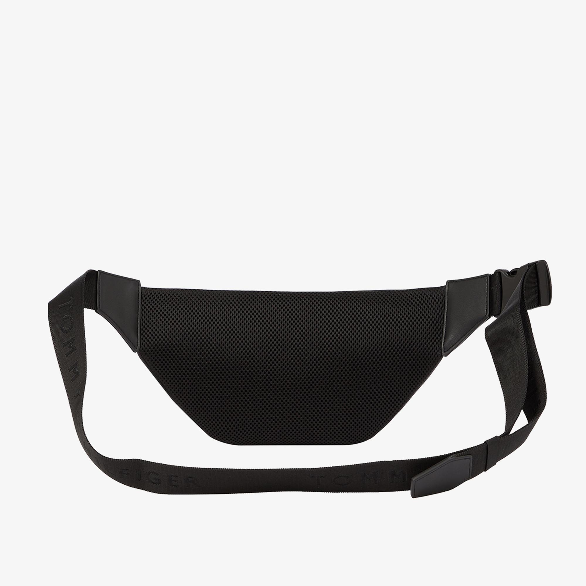 Tommy Hilfiger Corp Erkek Siyah Bel Çantası