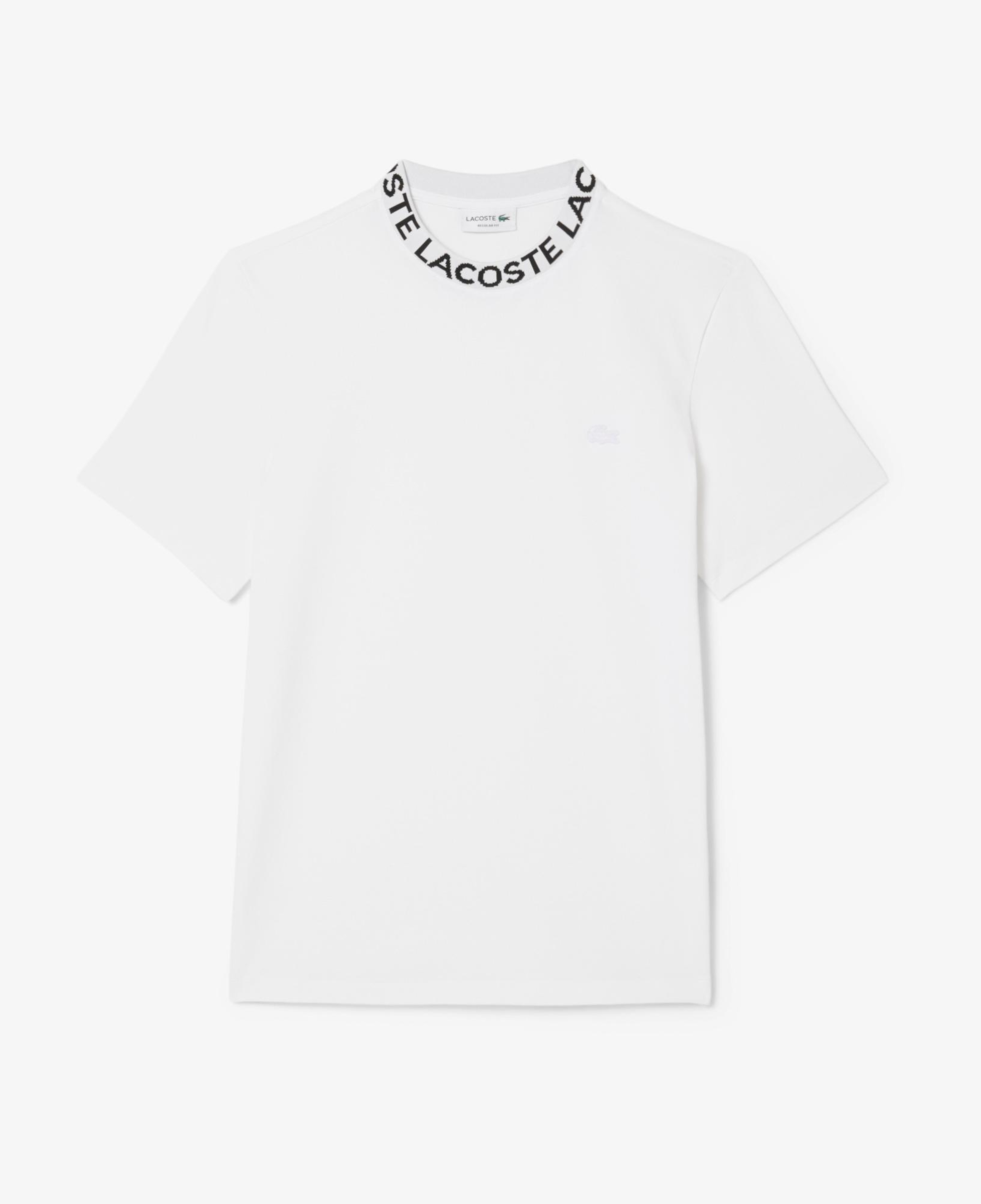 Lacoste Erkek Regular Fit Bisiklet Yaka Beyaz T-Shirt