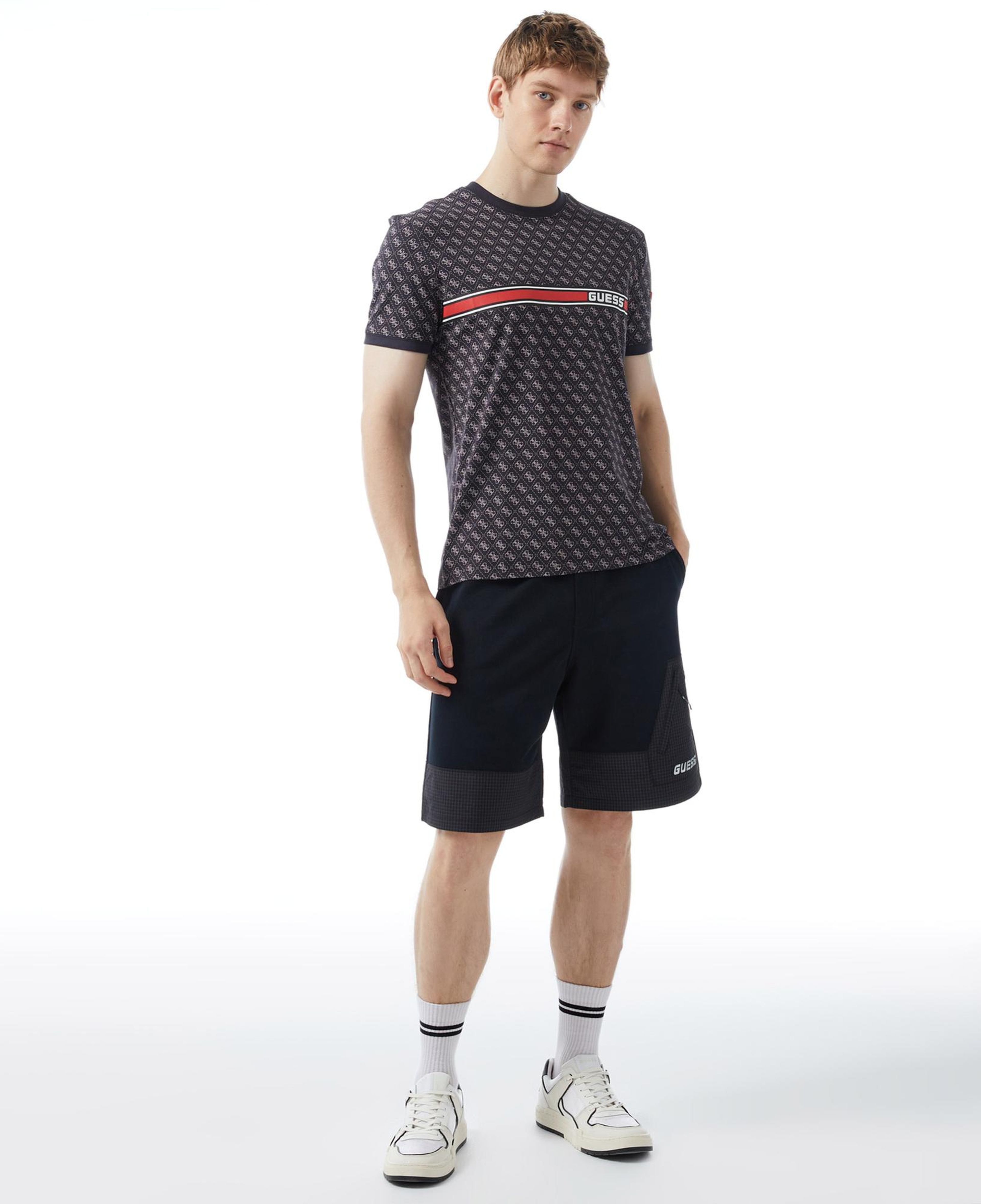 Guess Jamey Mid Organic Erkek Siyah T-Shirt