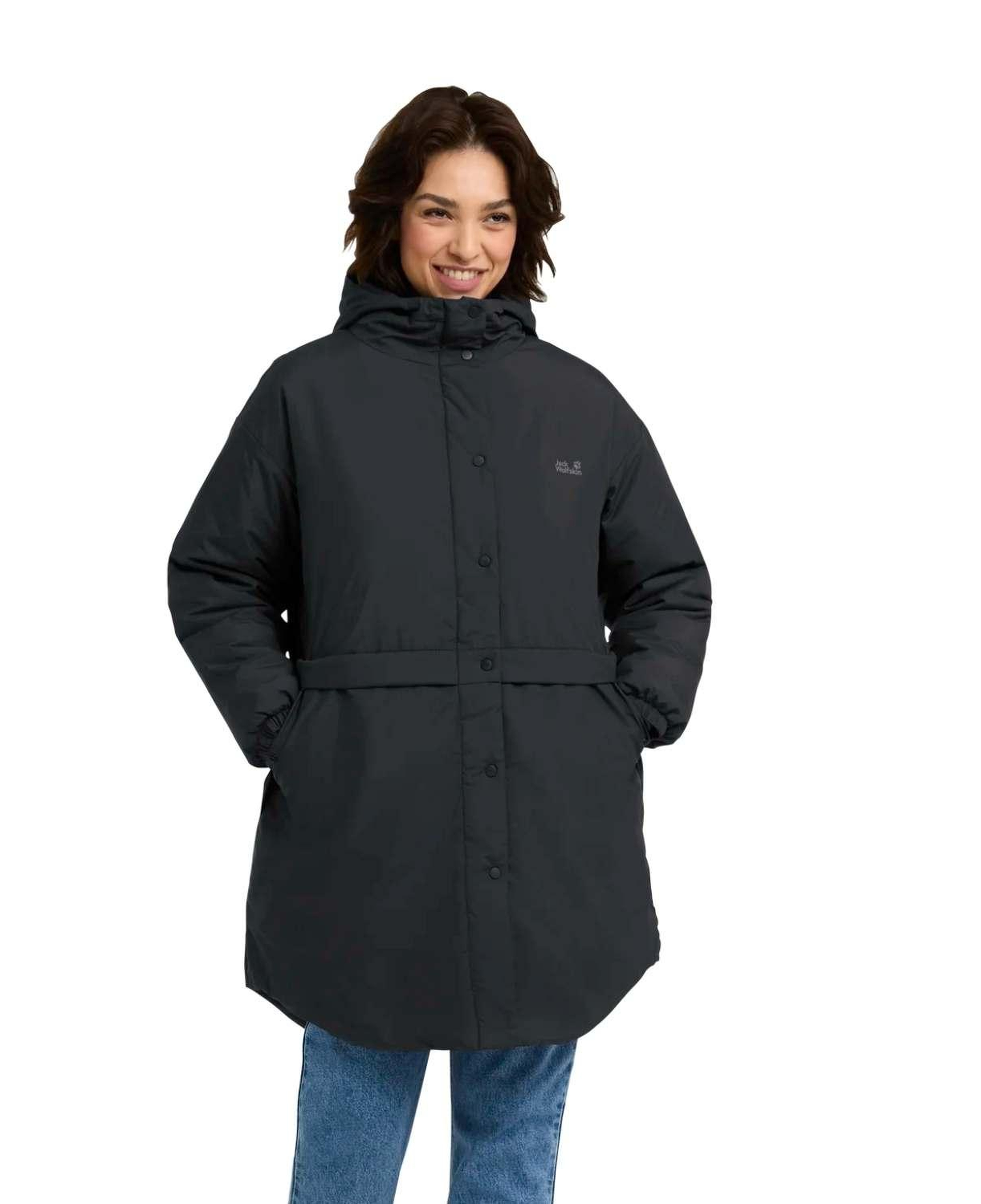 Jack Wolfskin Altay Kadın Siyah Outdoor Ceketi
