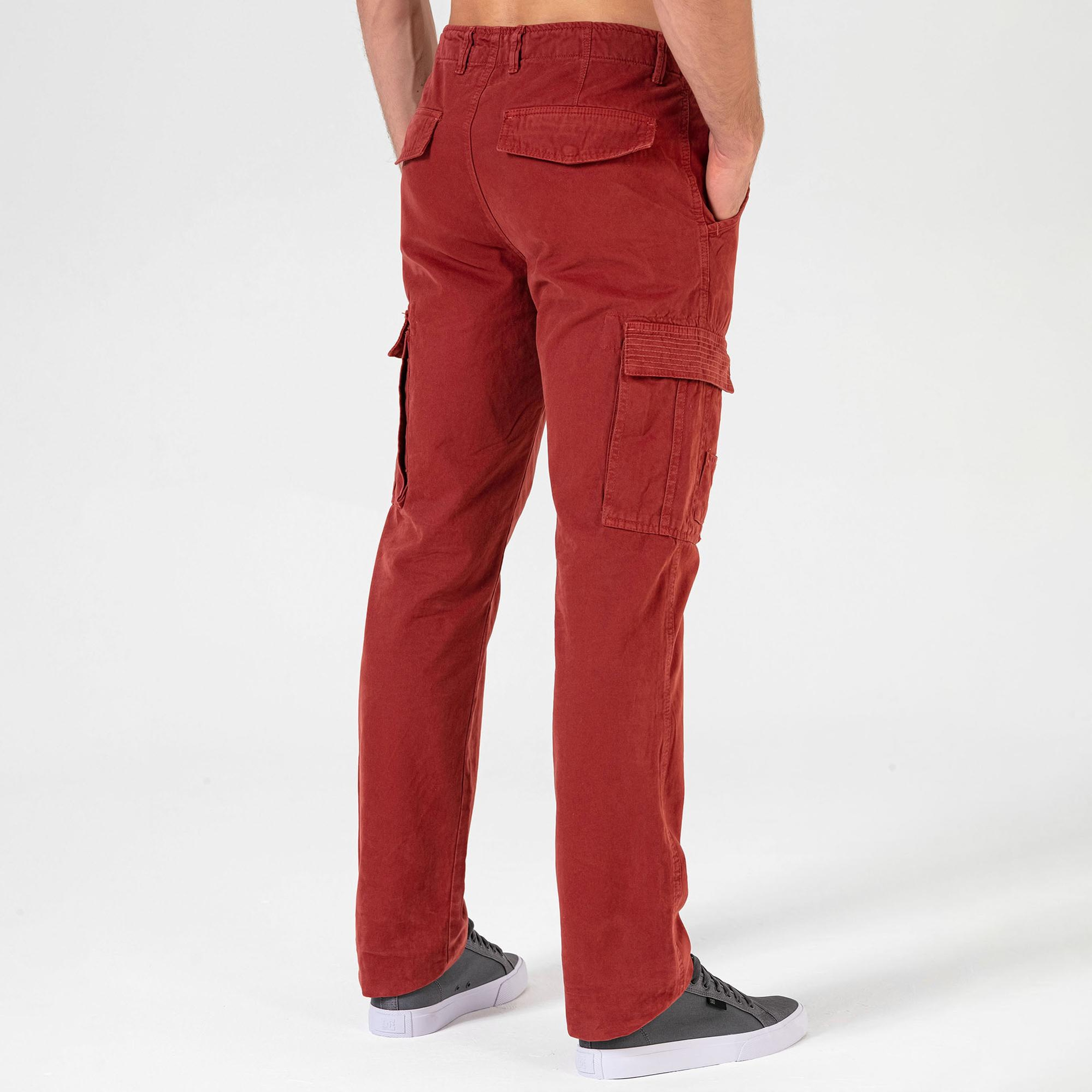 Routefield Erkek Pantolonlon Woods Bordo