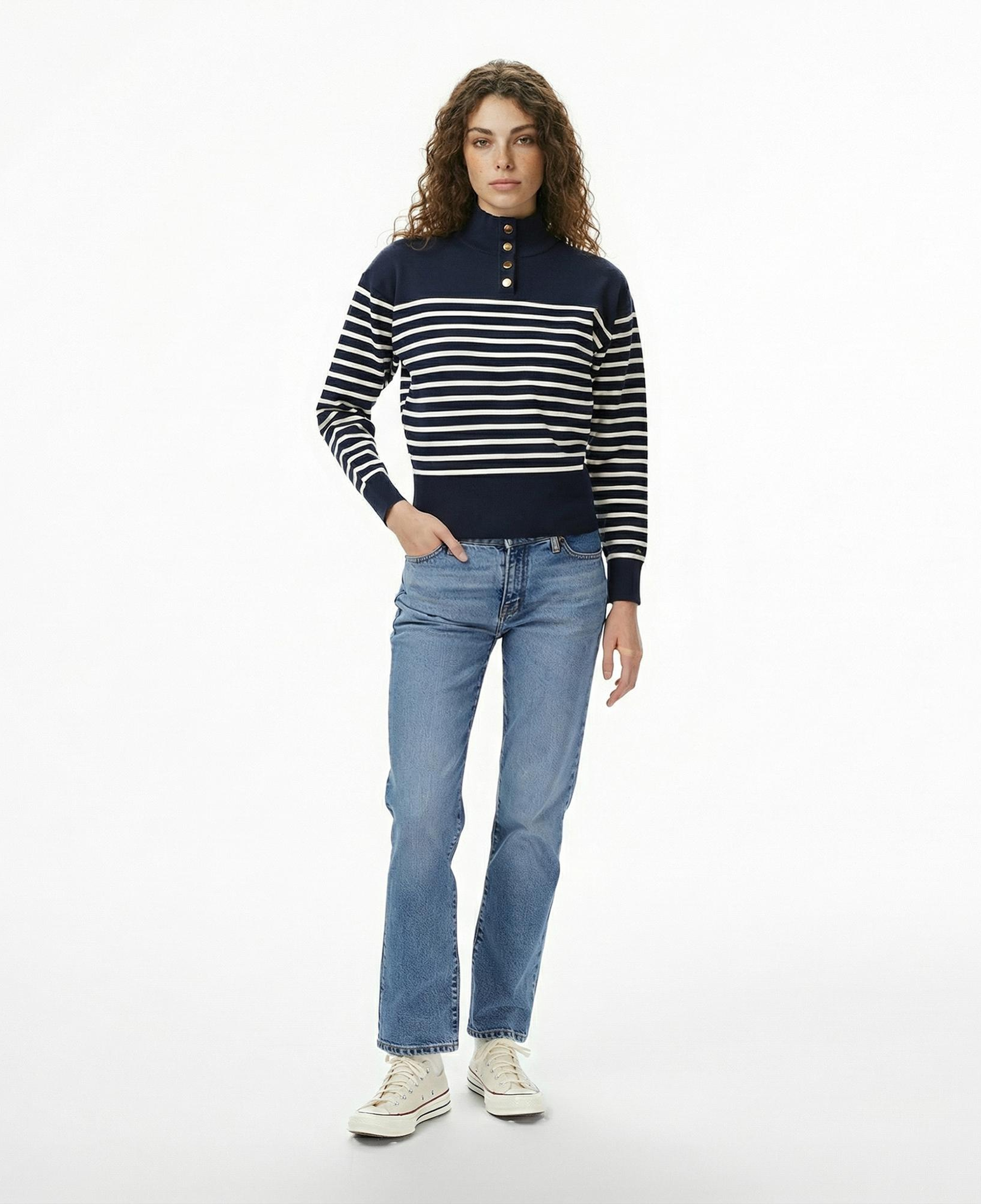 Tommy Hilfiger Jersey Gold Kadın Lacivert Kazak