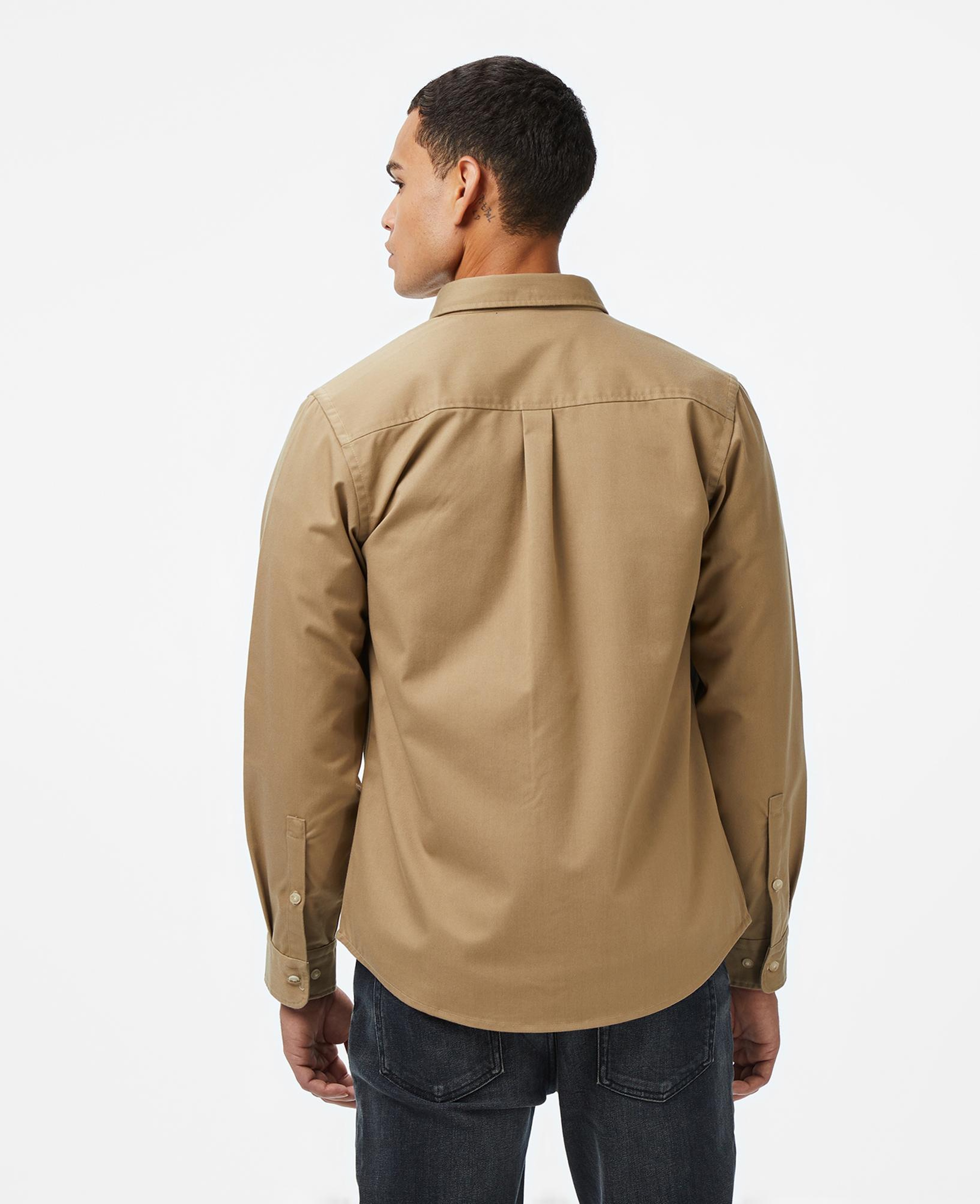 Hugo Egrin Erkek Bej Gömlek