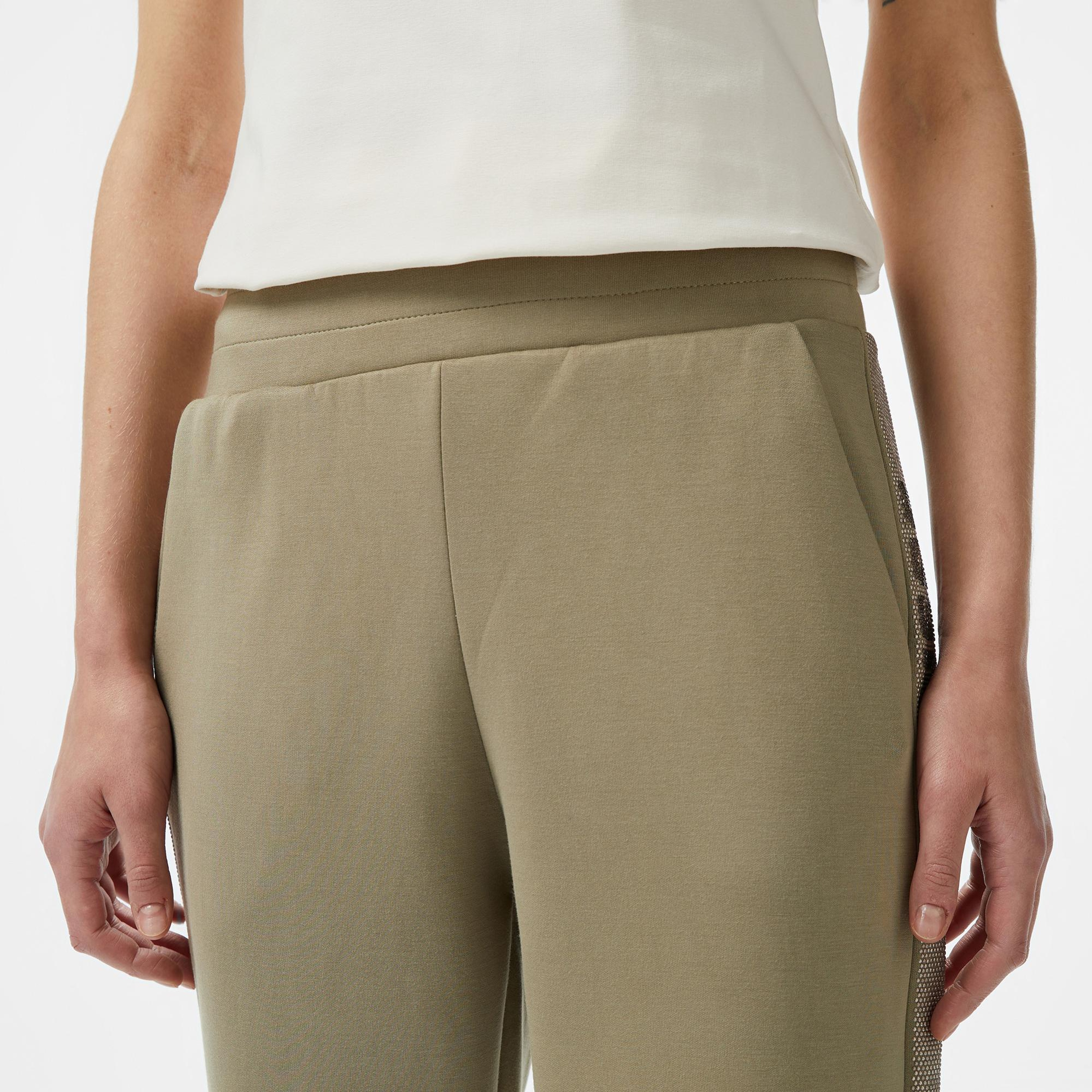 Guess Victoire Scuba Kadın Haki Eşofman Altı