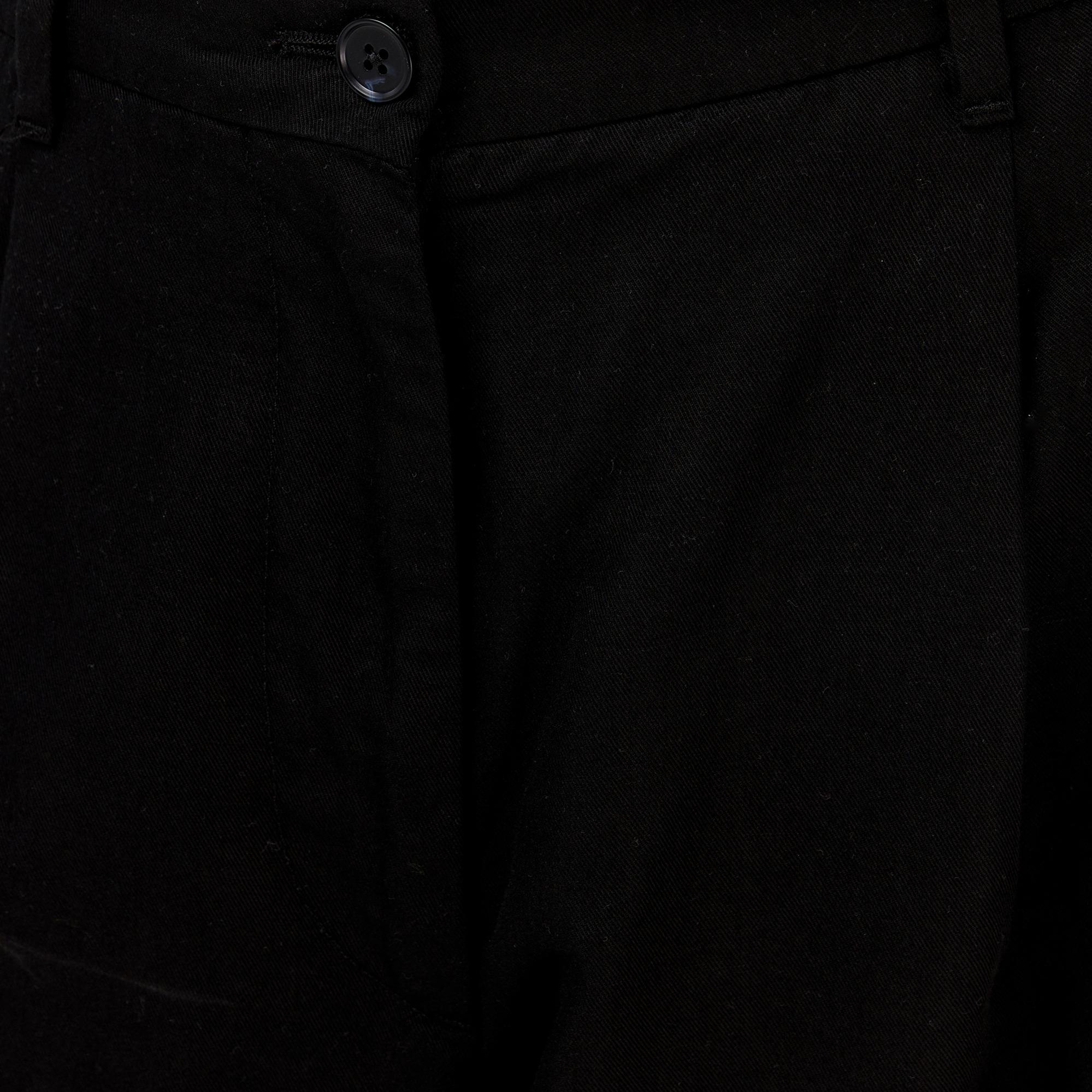 Tommy Hilfiger Tencel Linen Wide Leg Kadın Siyah Pantolon