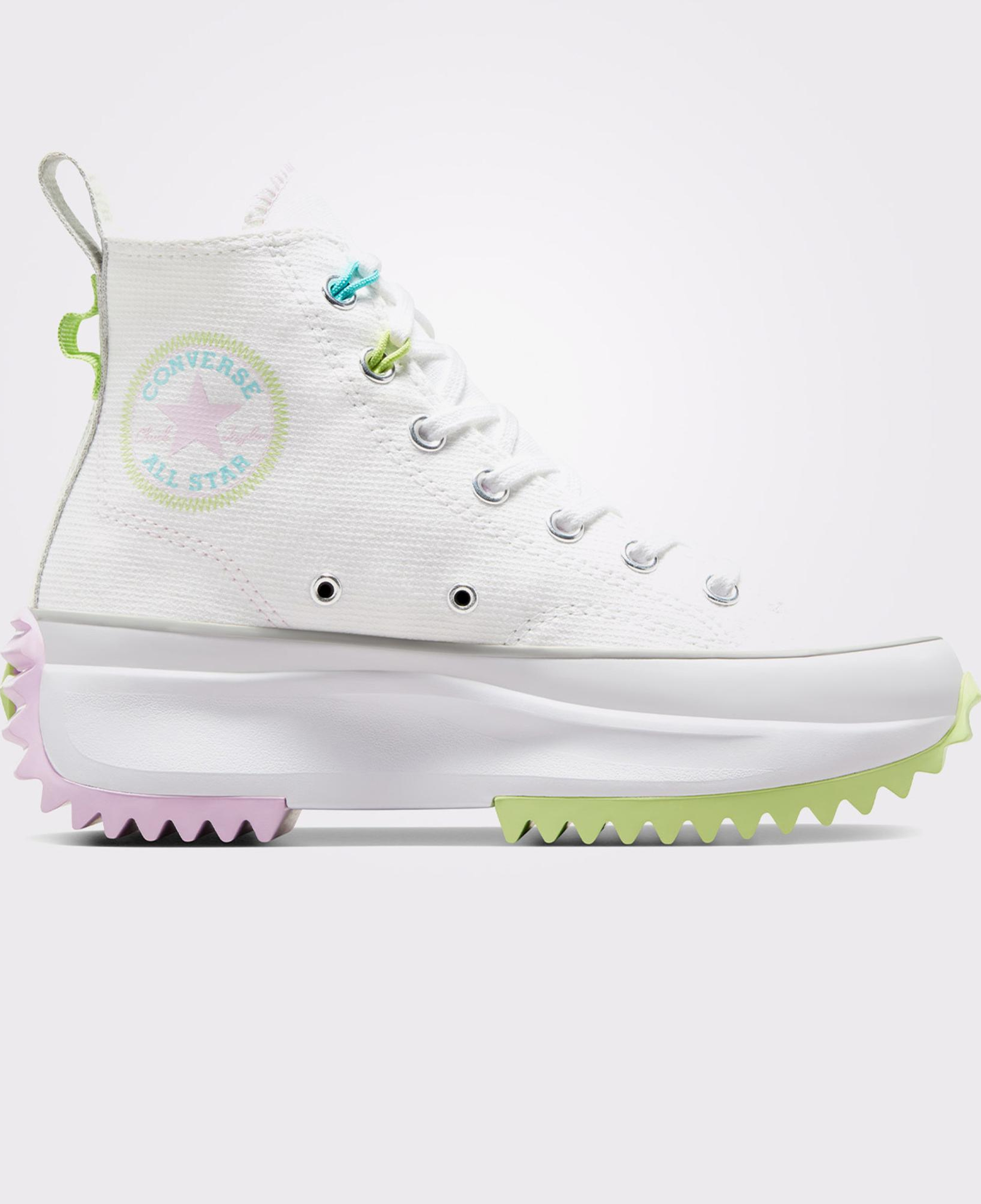 Converse Run Star Hike Unisex Beyaz Platform Sneaker