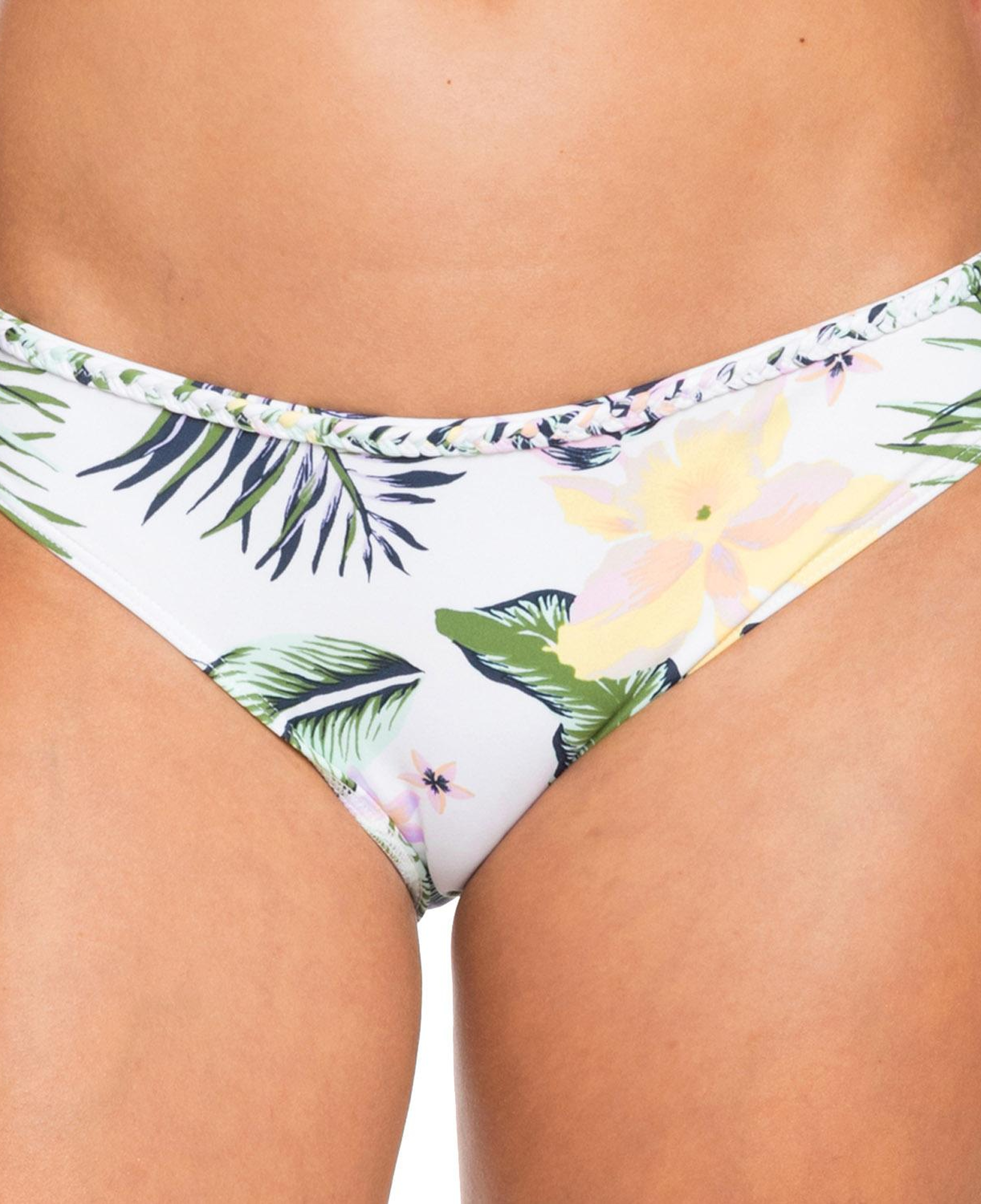 Roxy Bloom Full Bottom Kadın Beyaz Bikini Alt