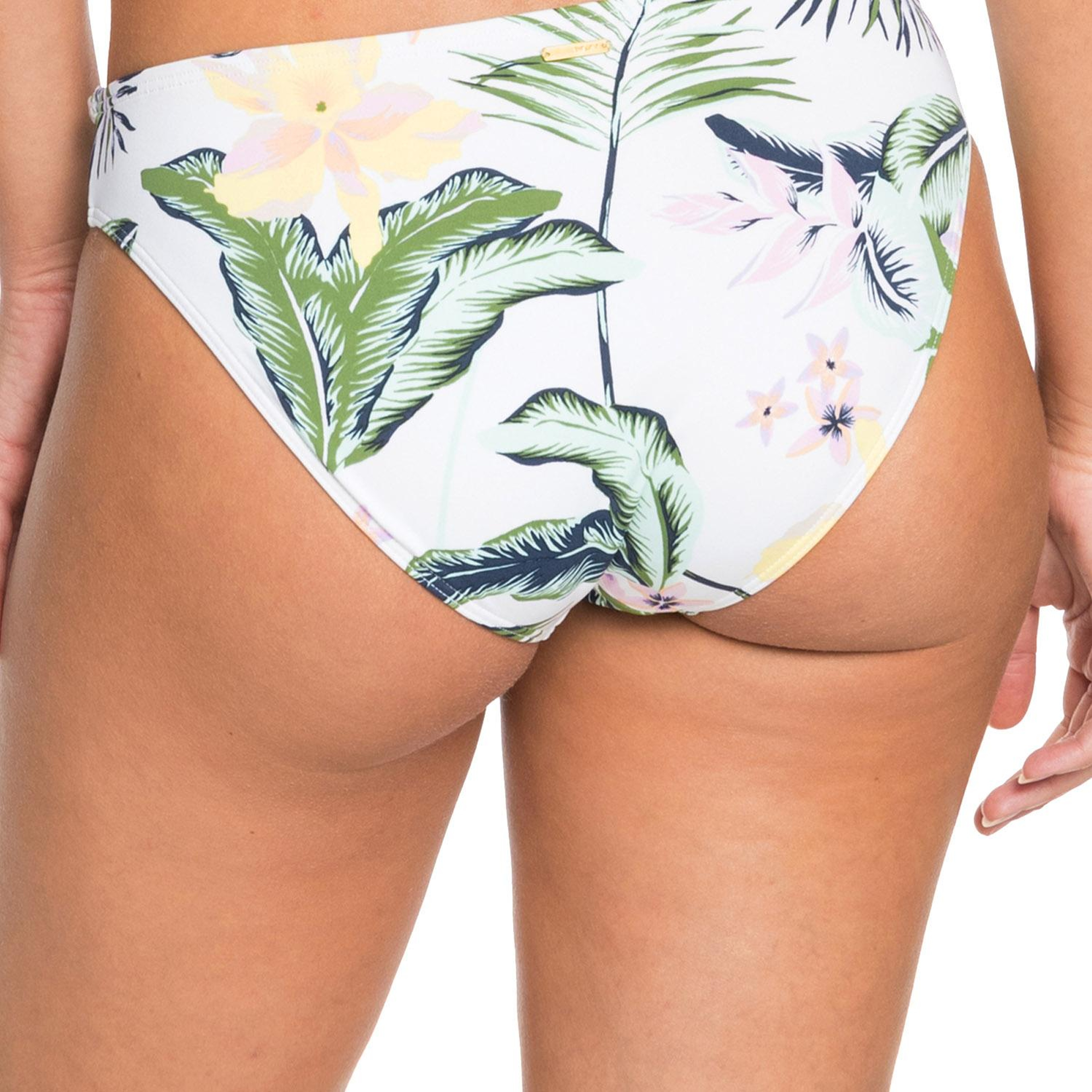 Roxy Bloom Full Bottom Kadın Beyaz Bikini Alt