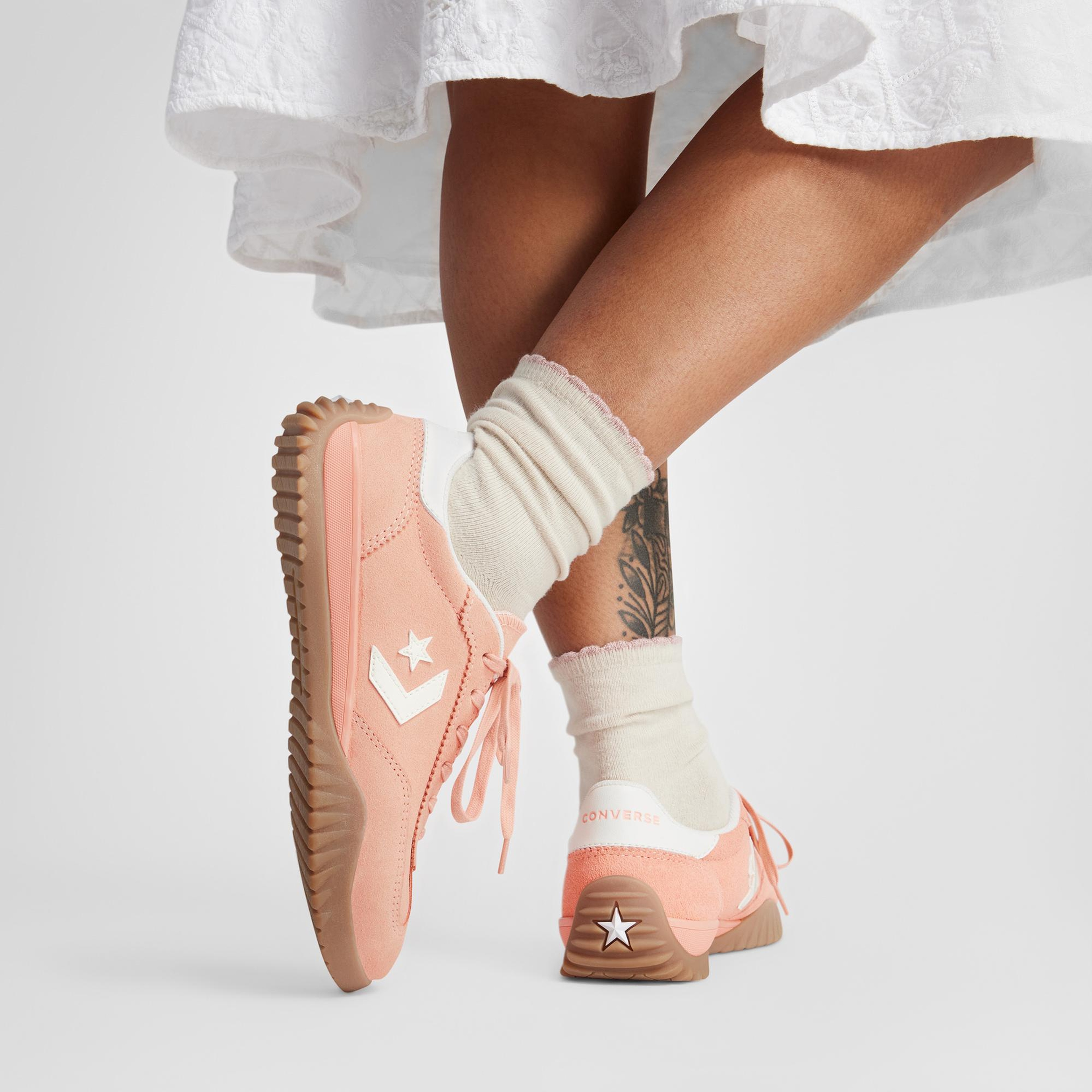 Converse Run Star Trainer Unisex Pembe Süet Sneaker