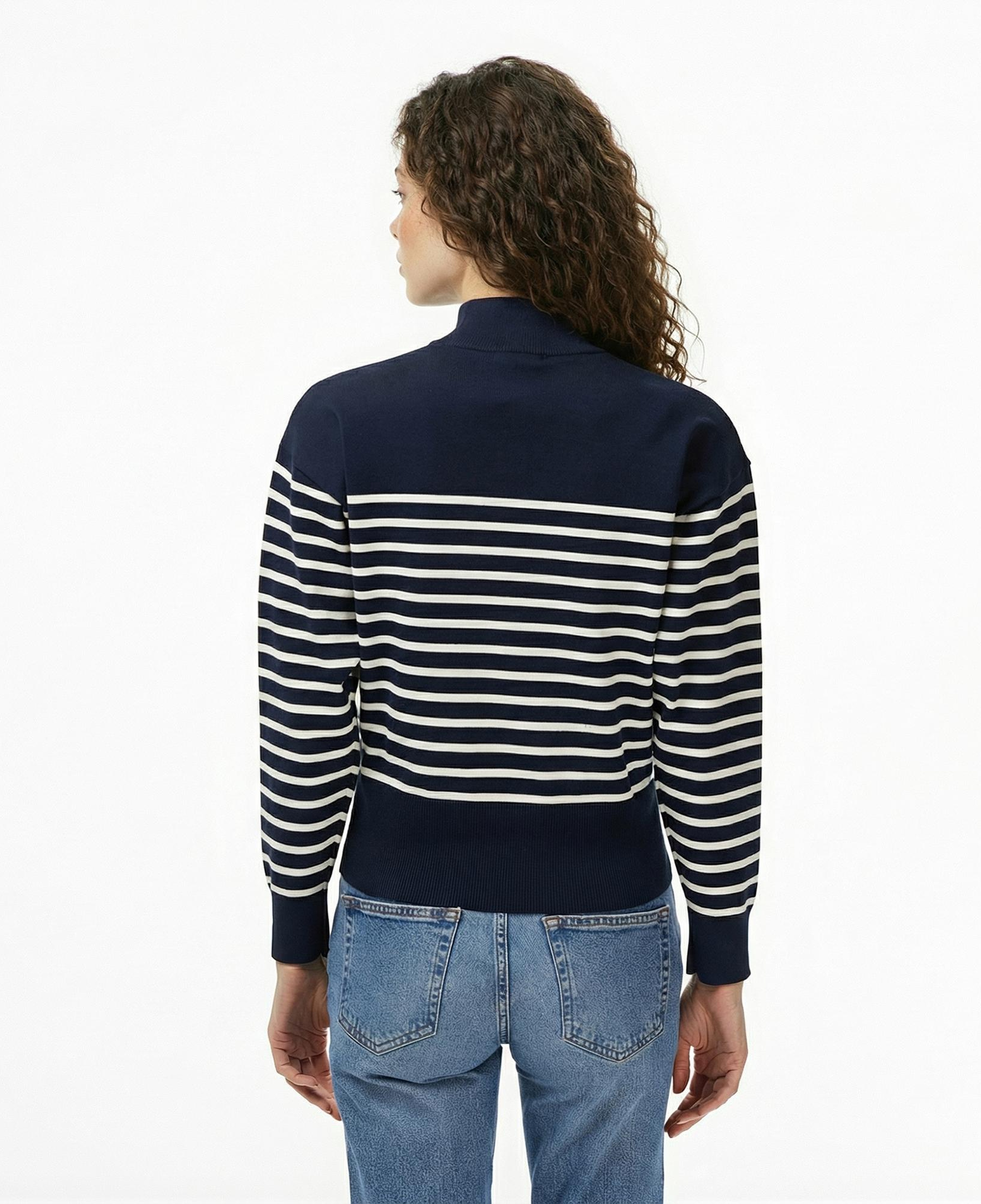 Tommy Hilfiger Jersey Gold Kadın Lacivert Kazak