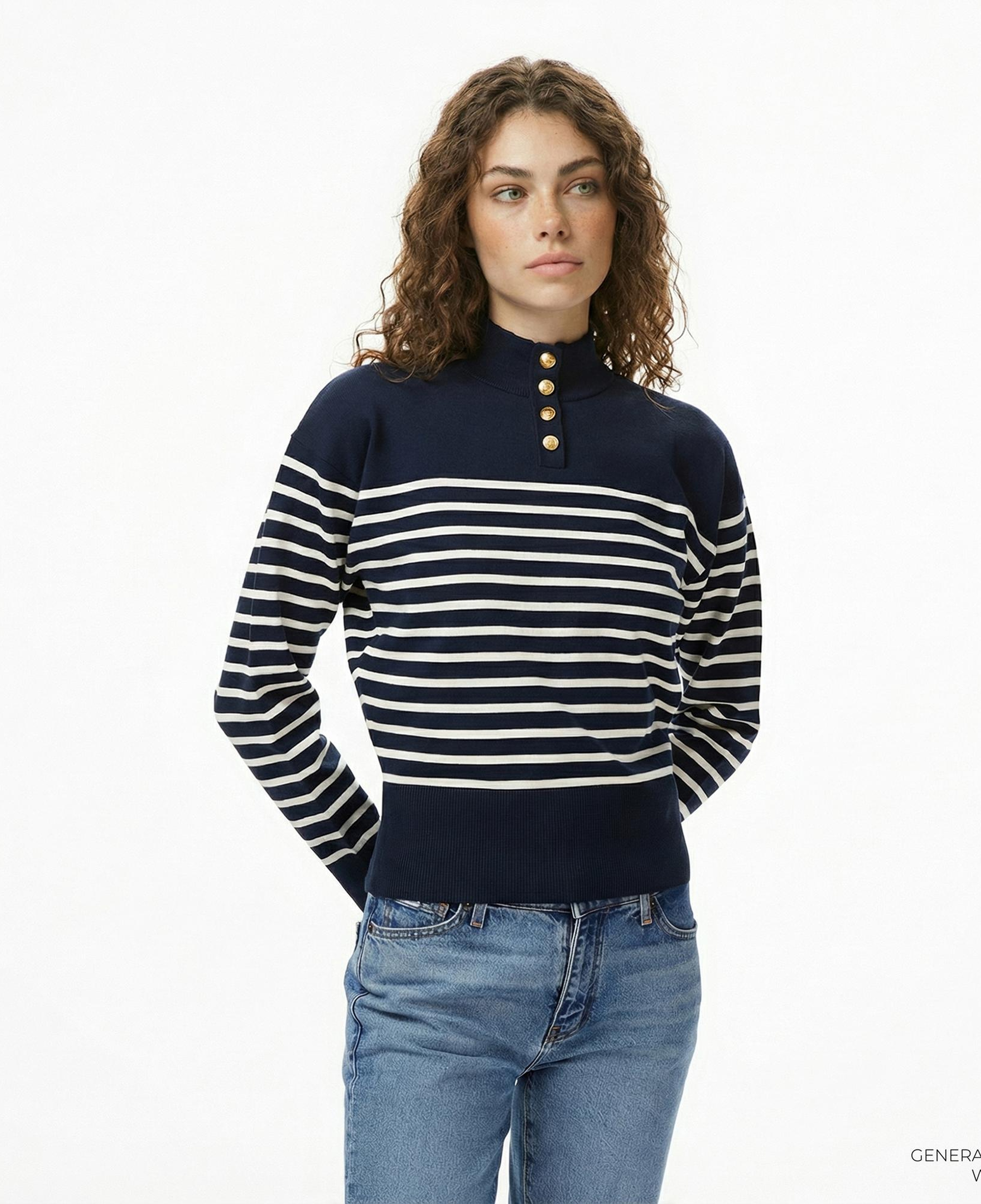 Tommy Hilfiger Jersey Gold Kadın Lacivert Kazak