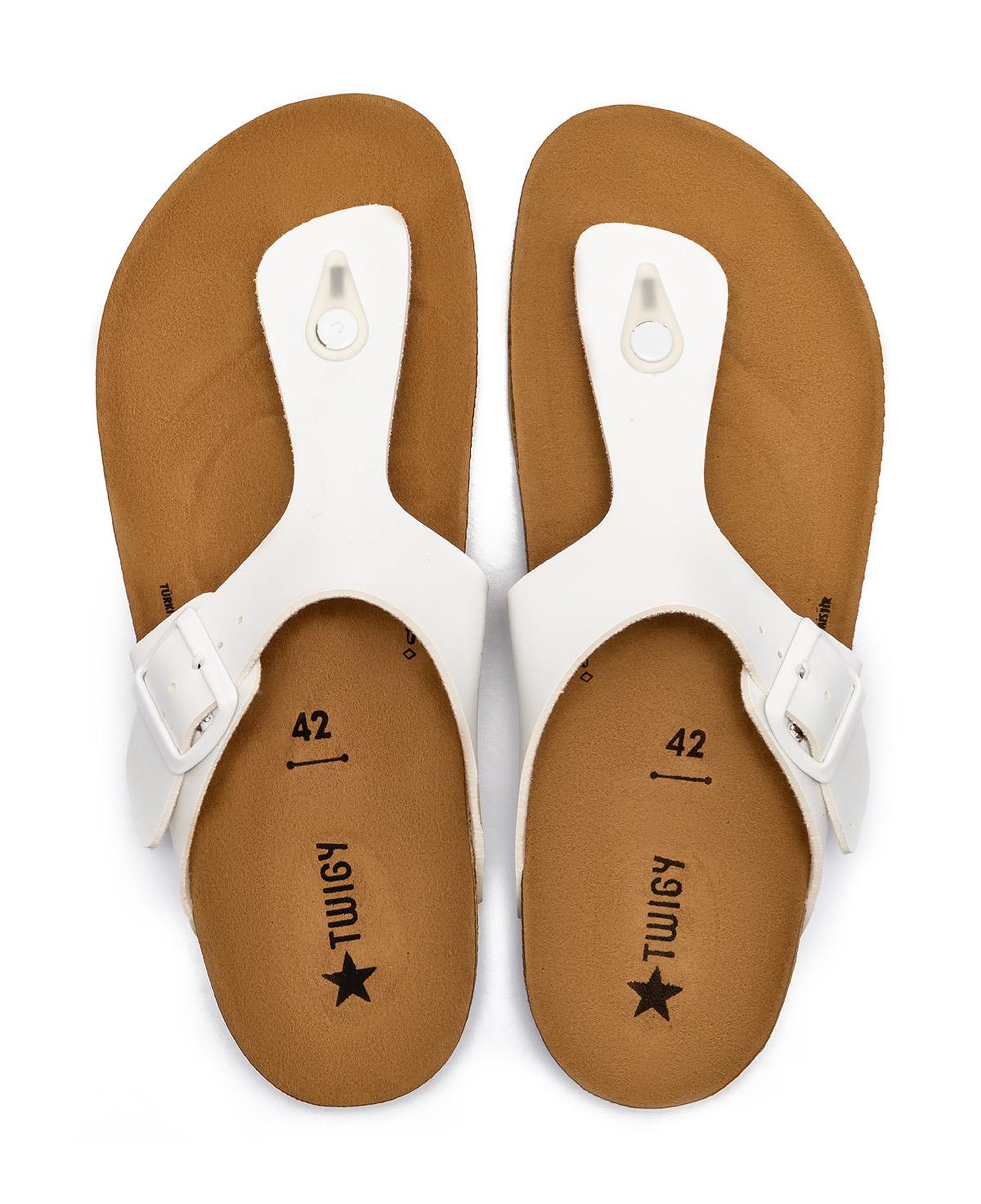 Igor 18 Erkek Parmak Arası Terlik Beyaz 40/45