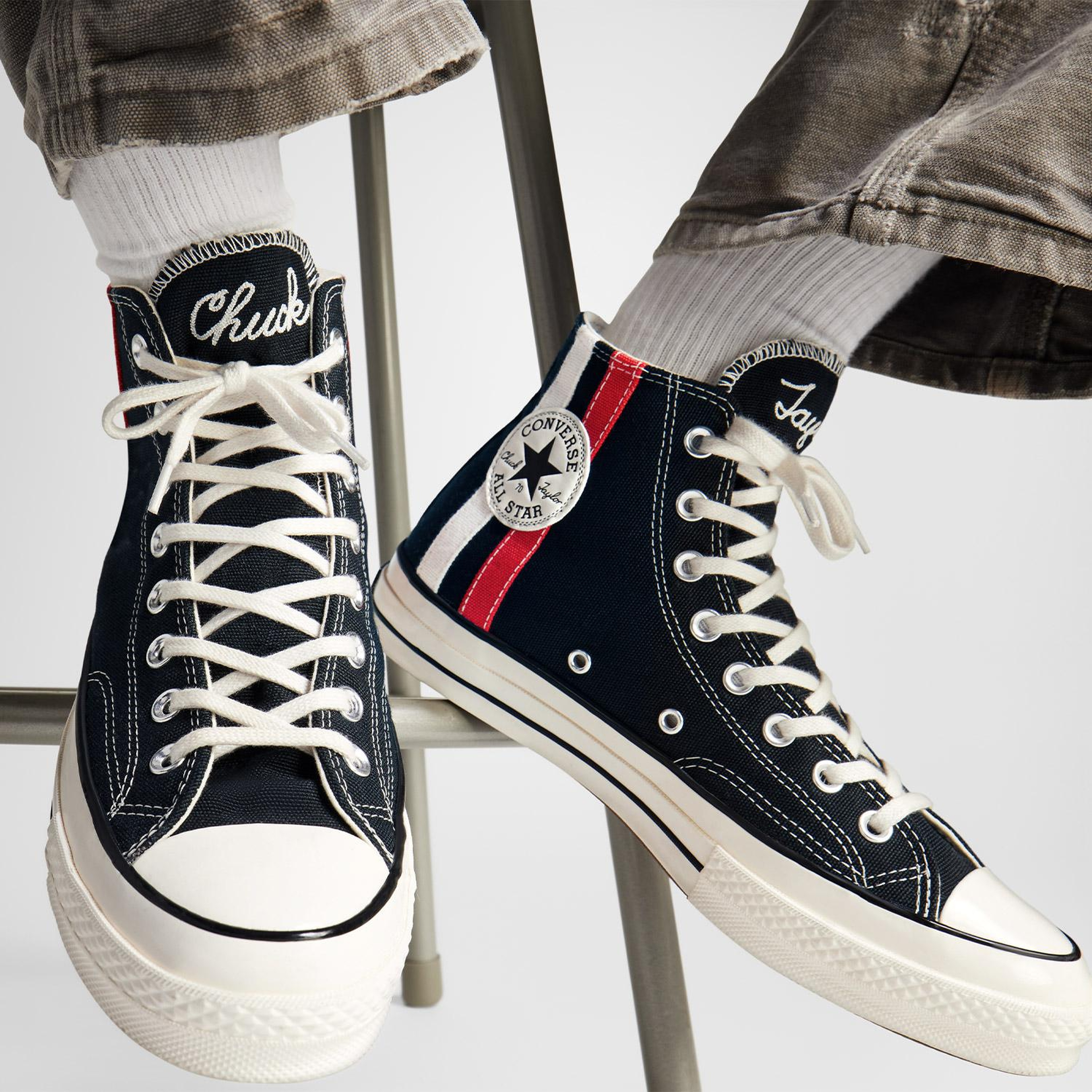 Converse Chuck 70 Archival Stripes Unisex Siyah Sneaker