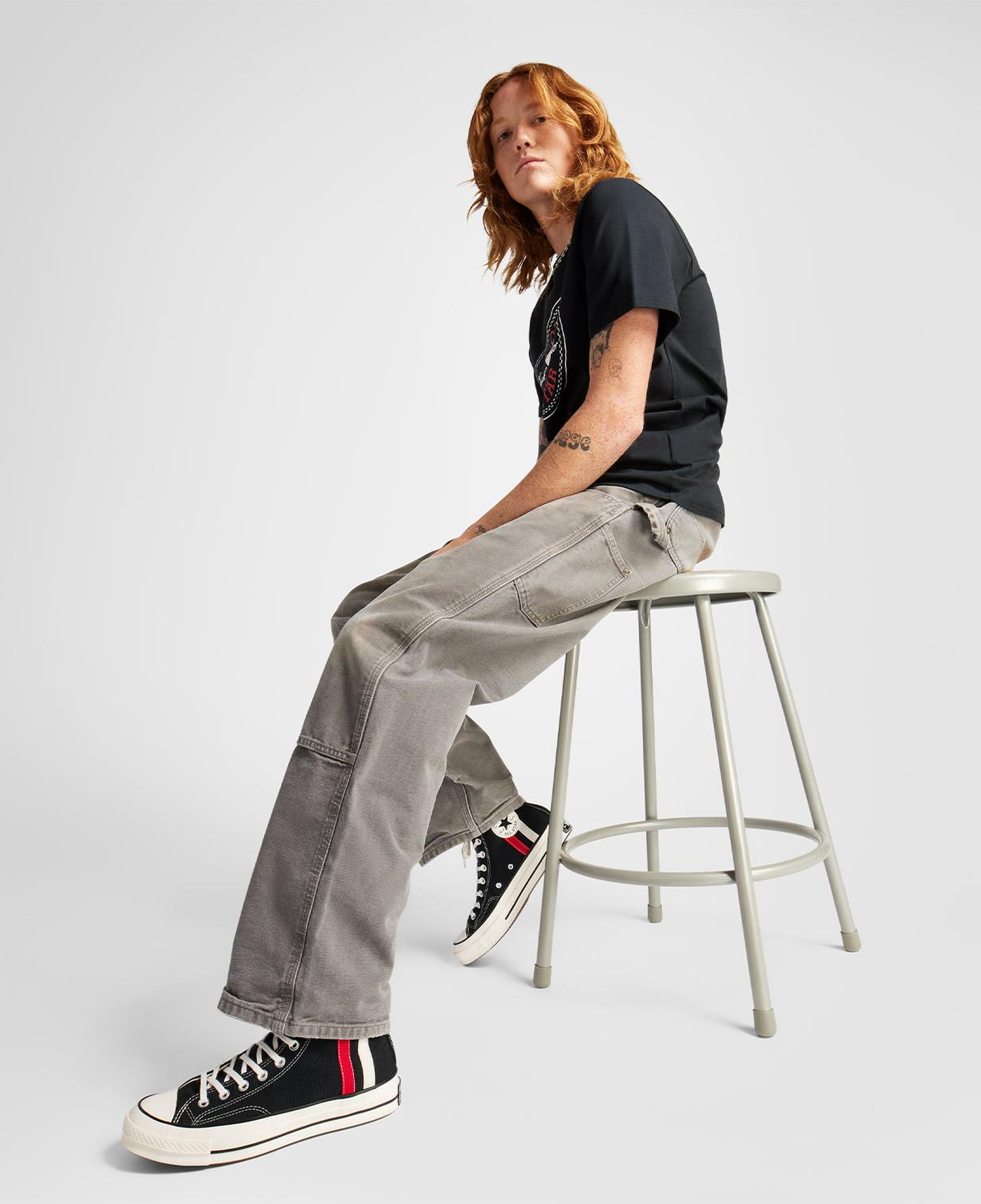 Converse Chuck 70 Archival Stripes Unisex Siyah Sneaker