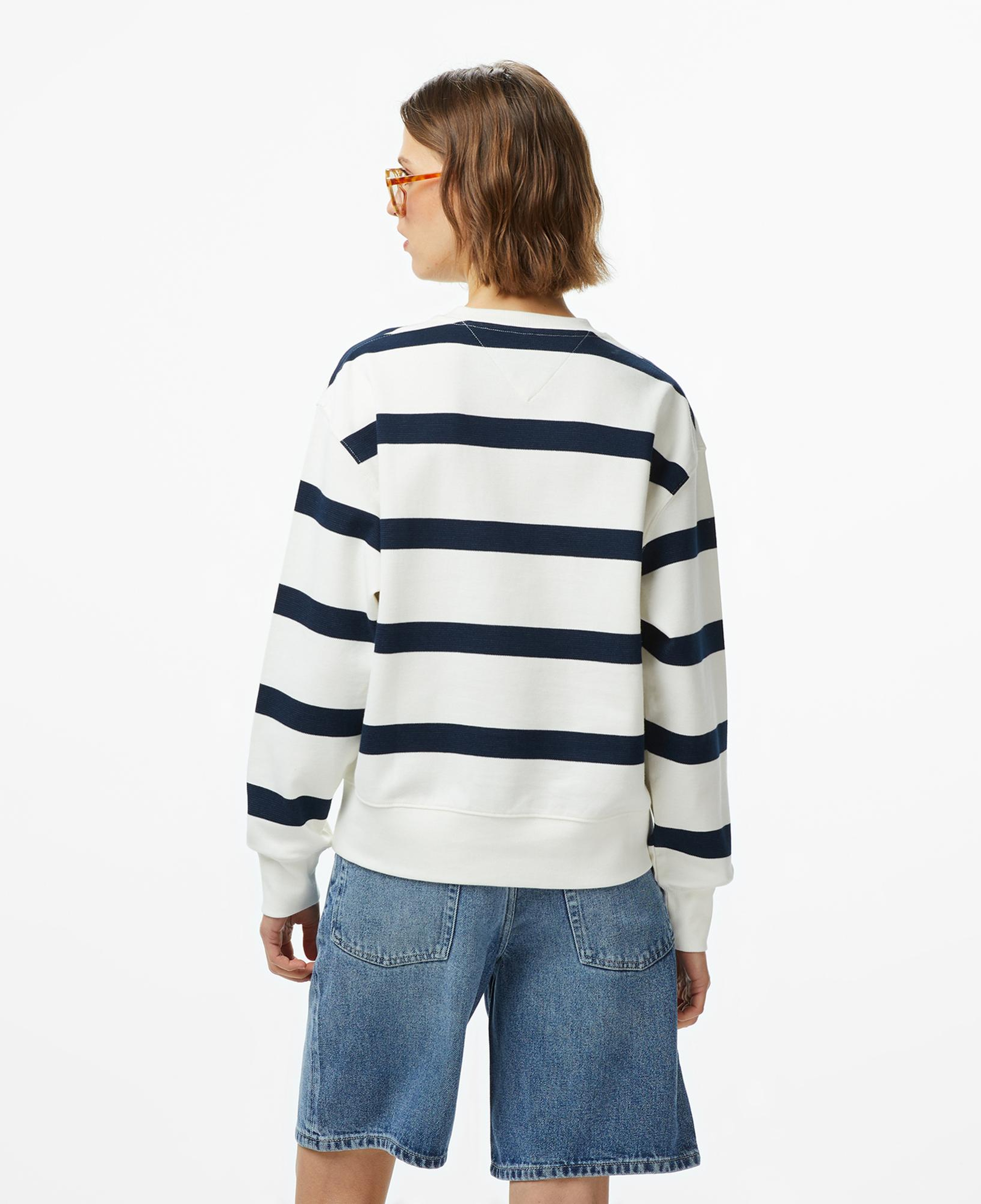 Tommy Hilfiger Script Regular Pique Kadın Beyaz Sweatshirt