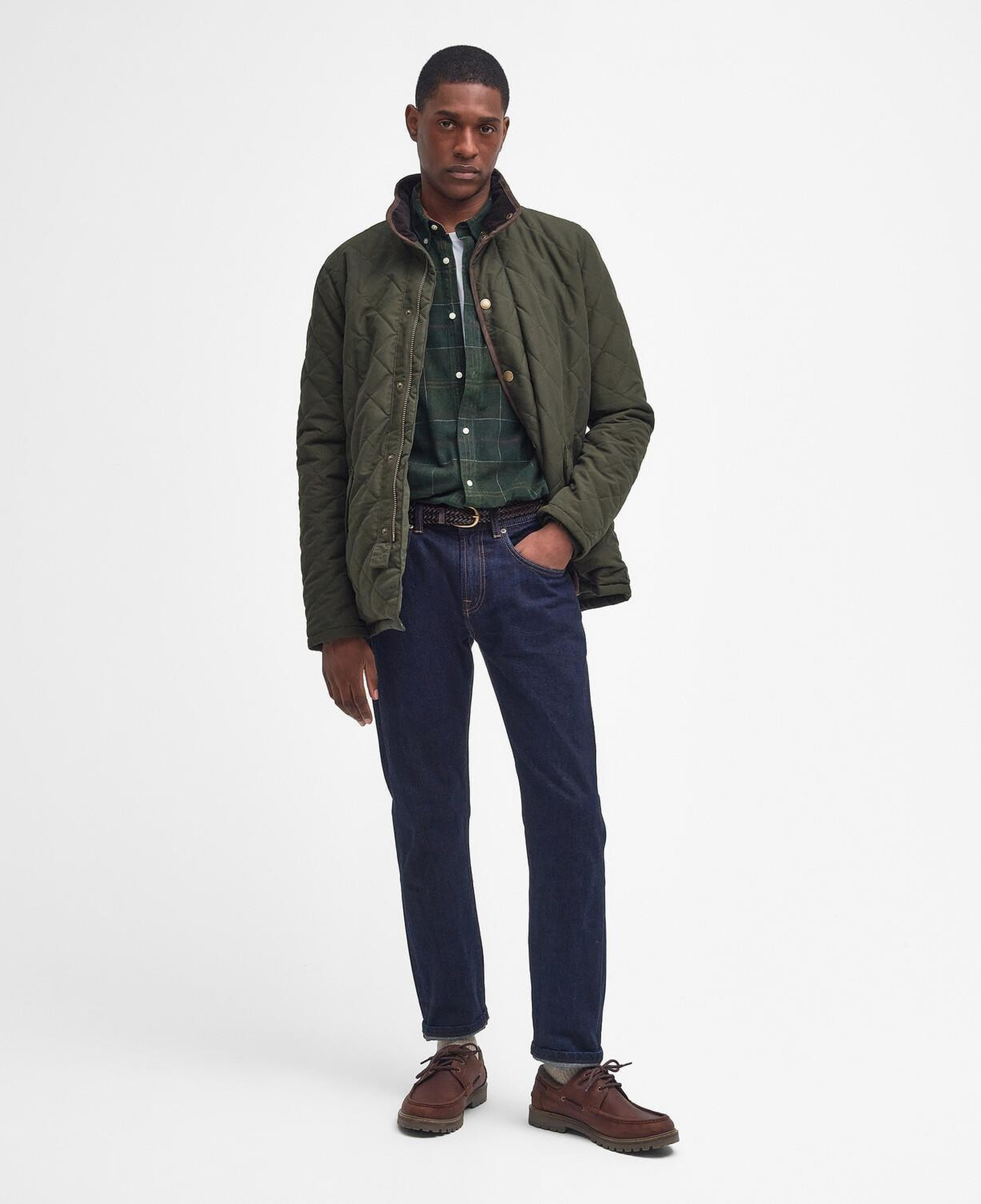 Barbour Waterproof Shoveler Kapitone Ceket