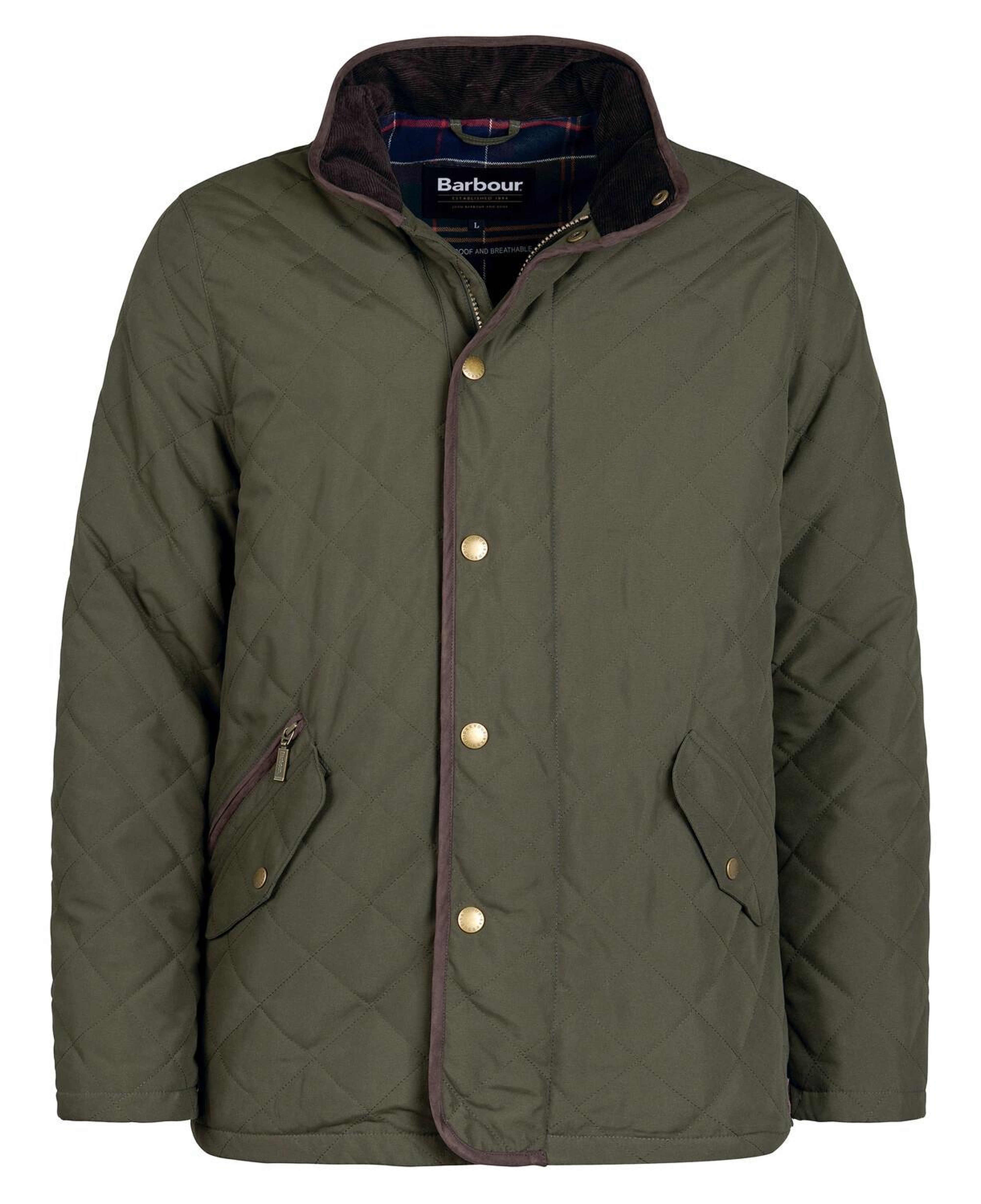 Barbour Waterproof Shoveler Kapitone Ceket