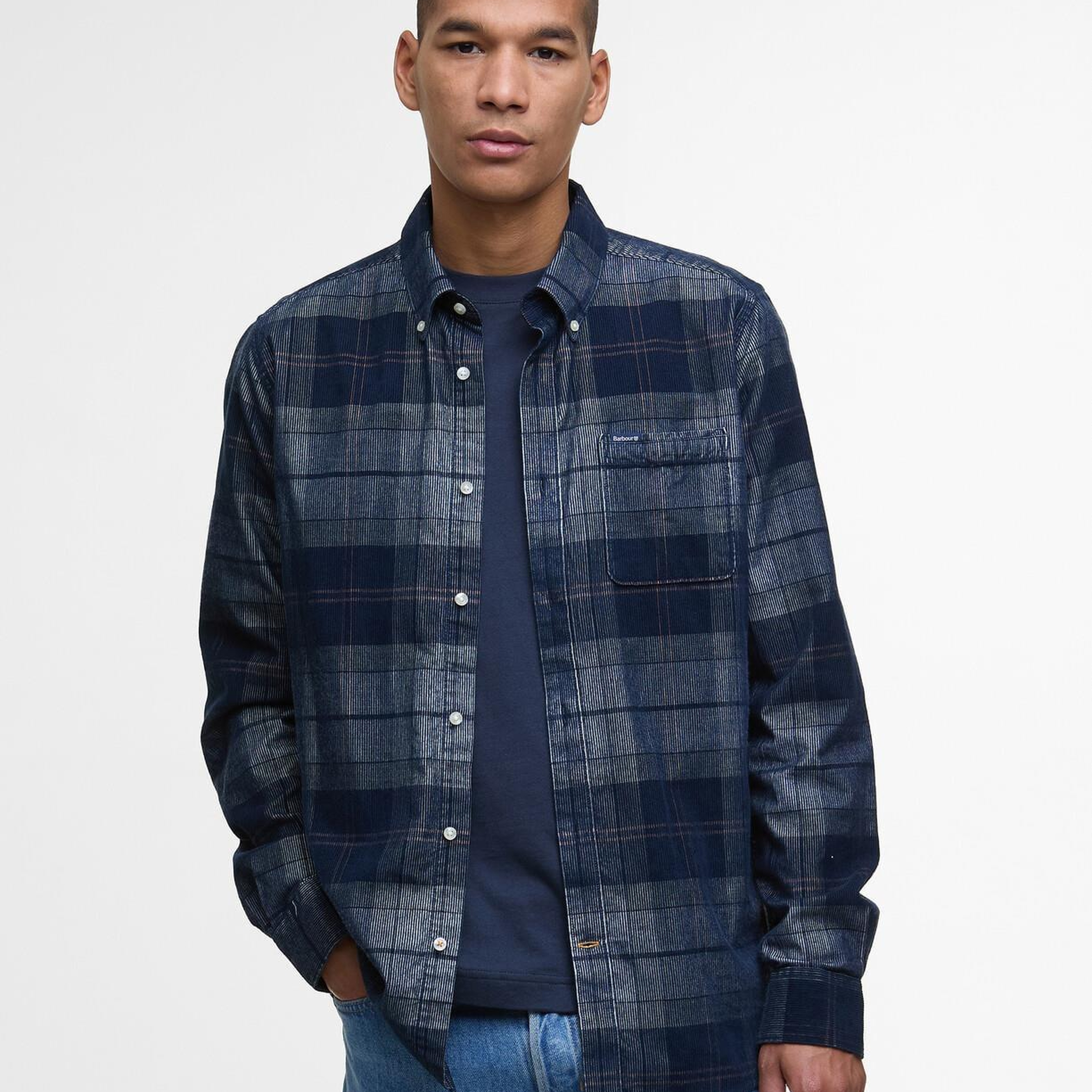 Barbour Blair Tailored Tartan Cord Gömlek