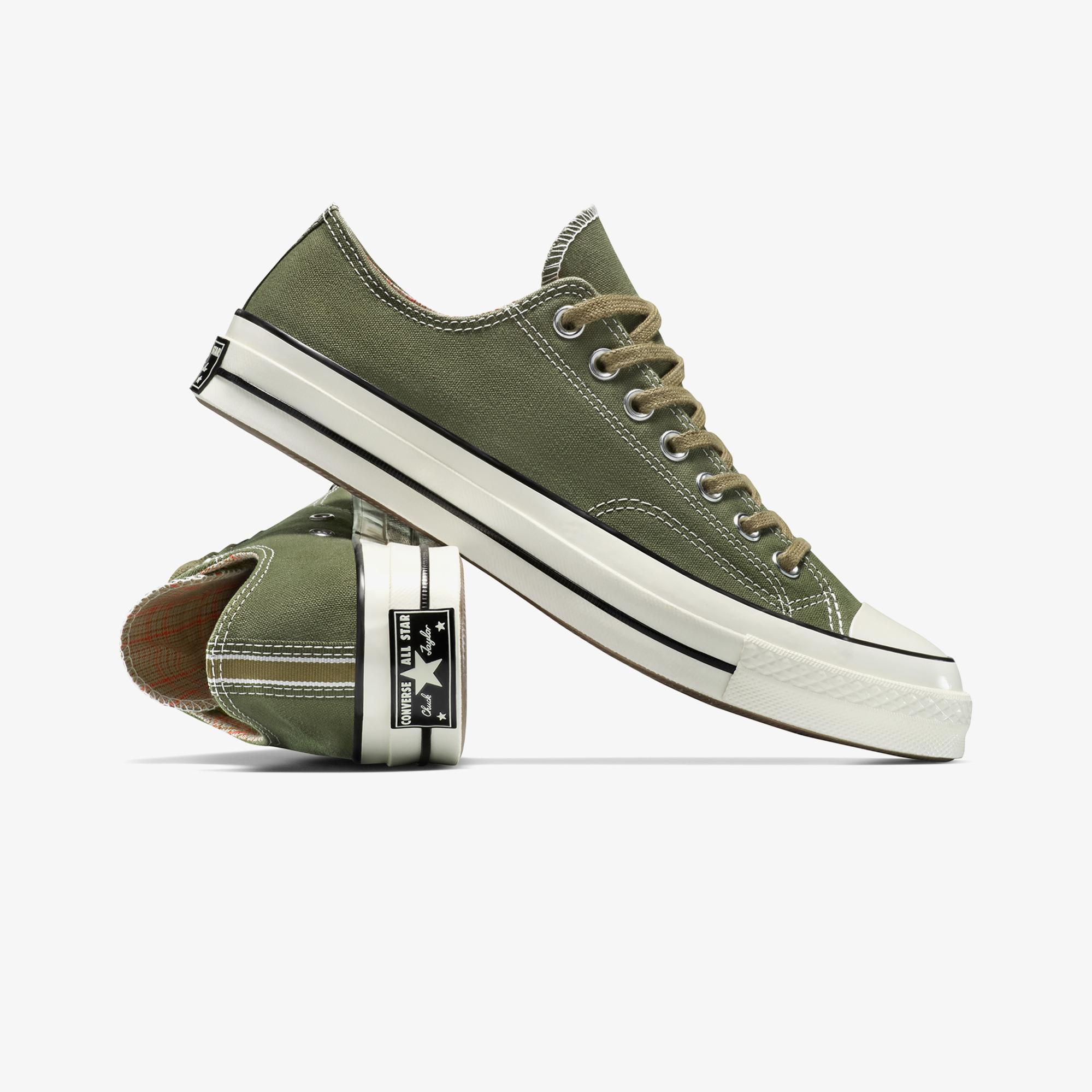 Converse Chuck 70 Houndstoothed Unisex Haki Sneaker