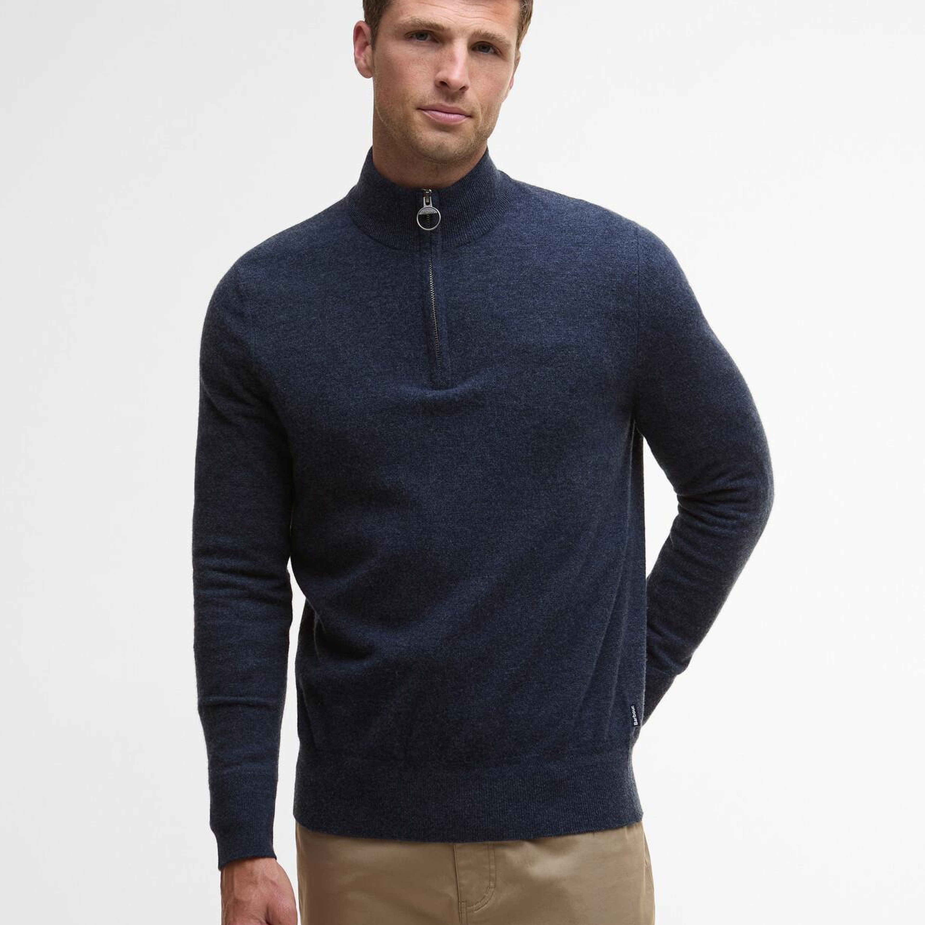 Barbour Waterbury Half Zip Kazak