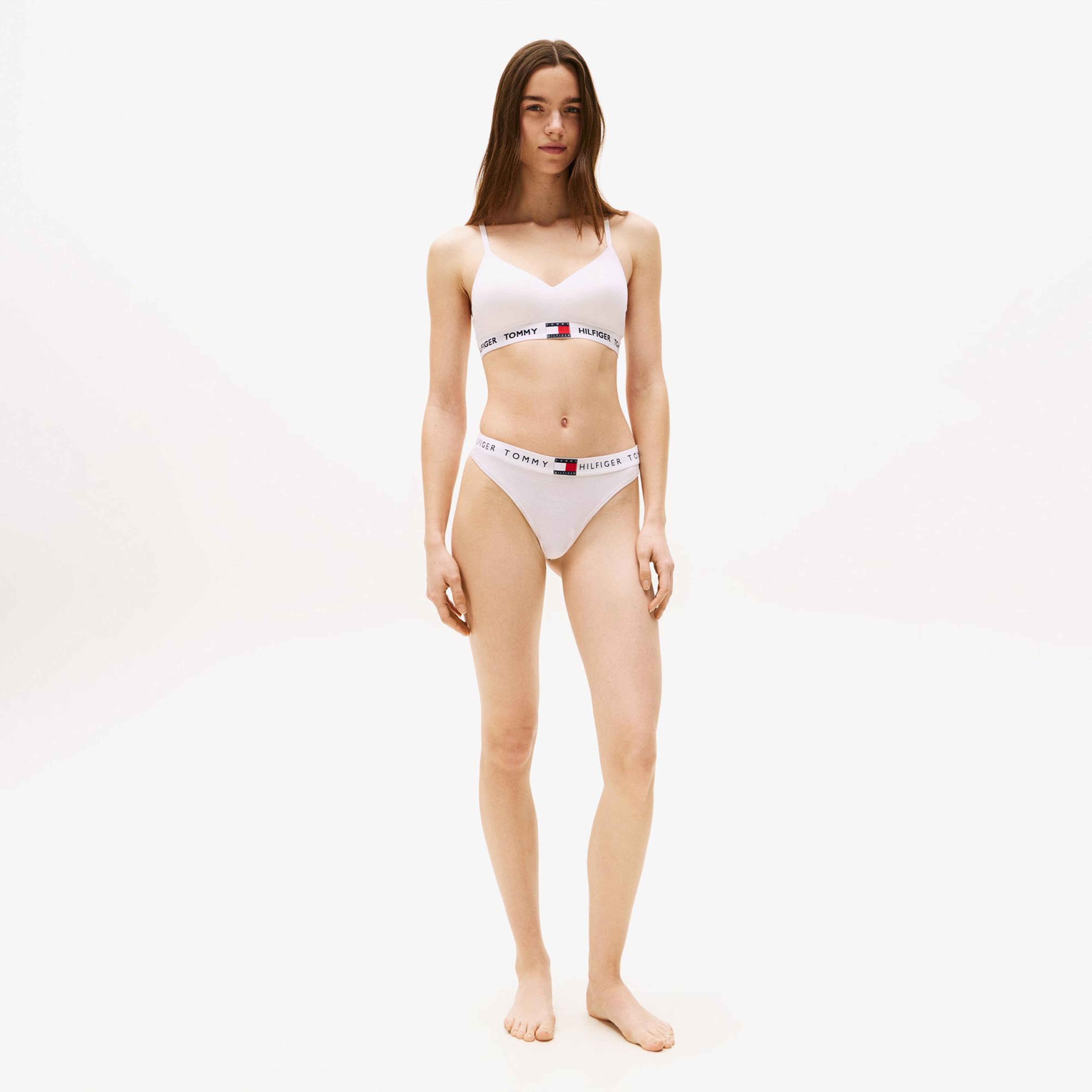 Tommy Hilfiger Heritage Cotton Kadın Beyaz Külot