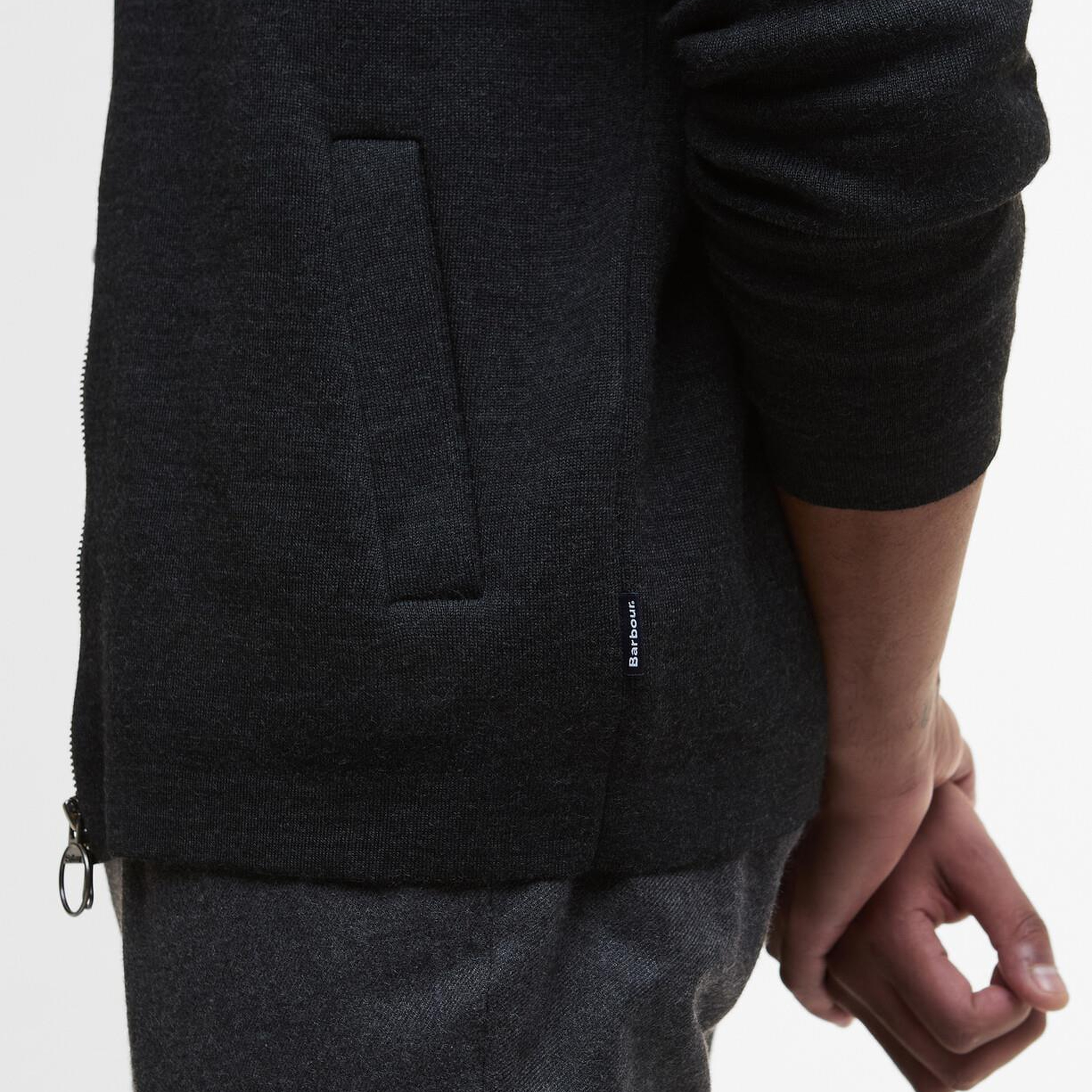 Barbour Croscombe Knitted Zip Through Hırka