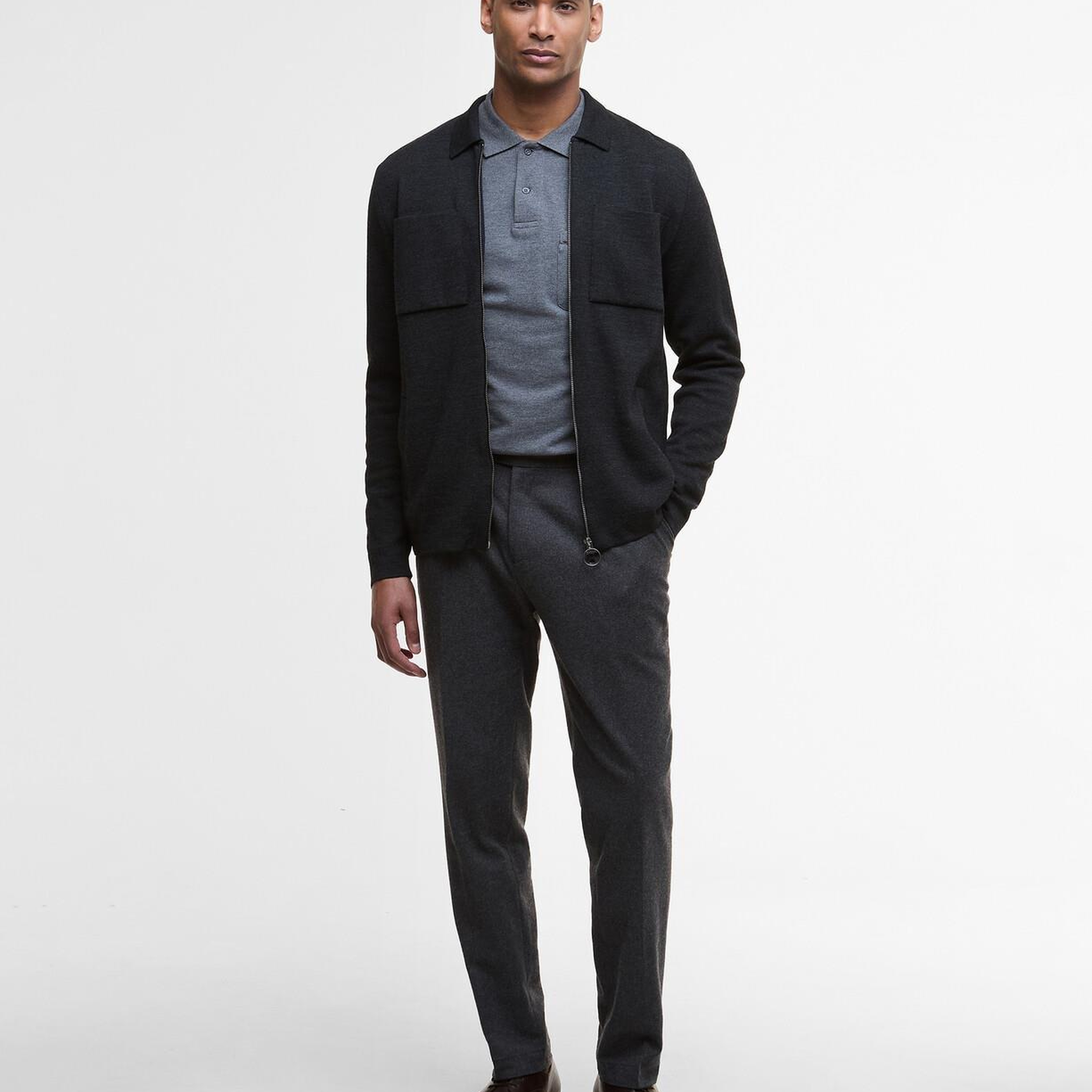 Barbour Croscombe Knitted Zip Through Hırka
