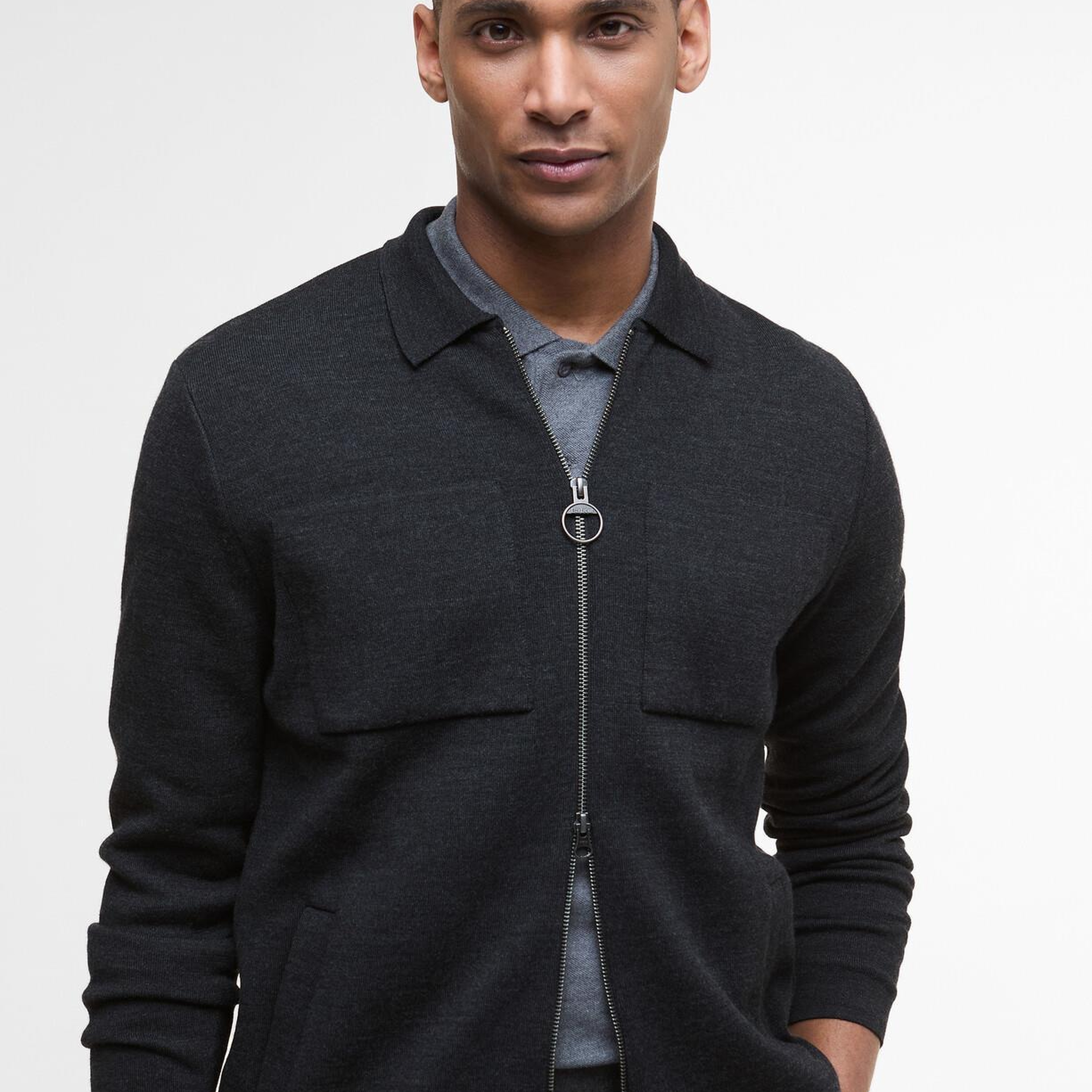 Barbour Croscombe Knitted Zip Through Hırka