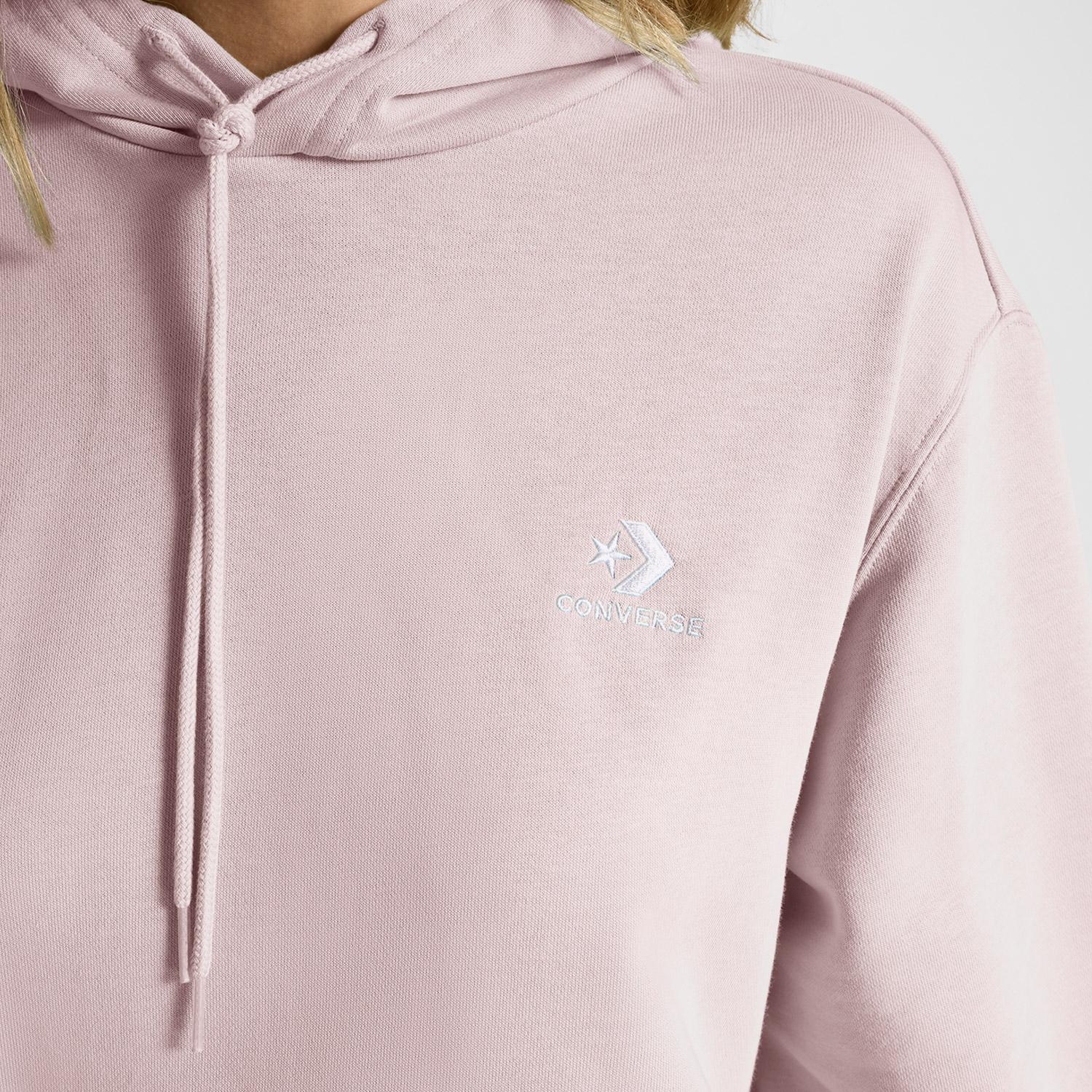 Converse Go-To Unisex Pembe Hoodie