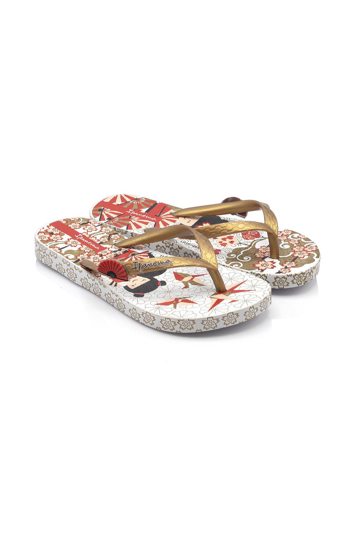 Unique Çocuk Parmak Arası Terlik Kırmızı 25/36