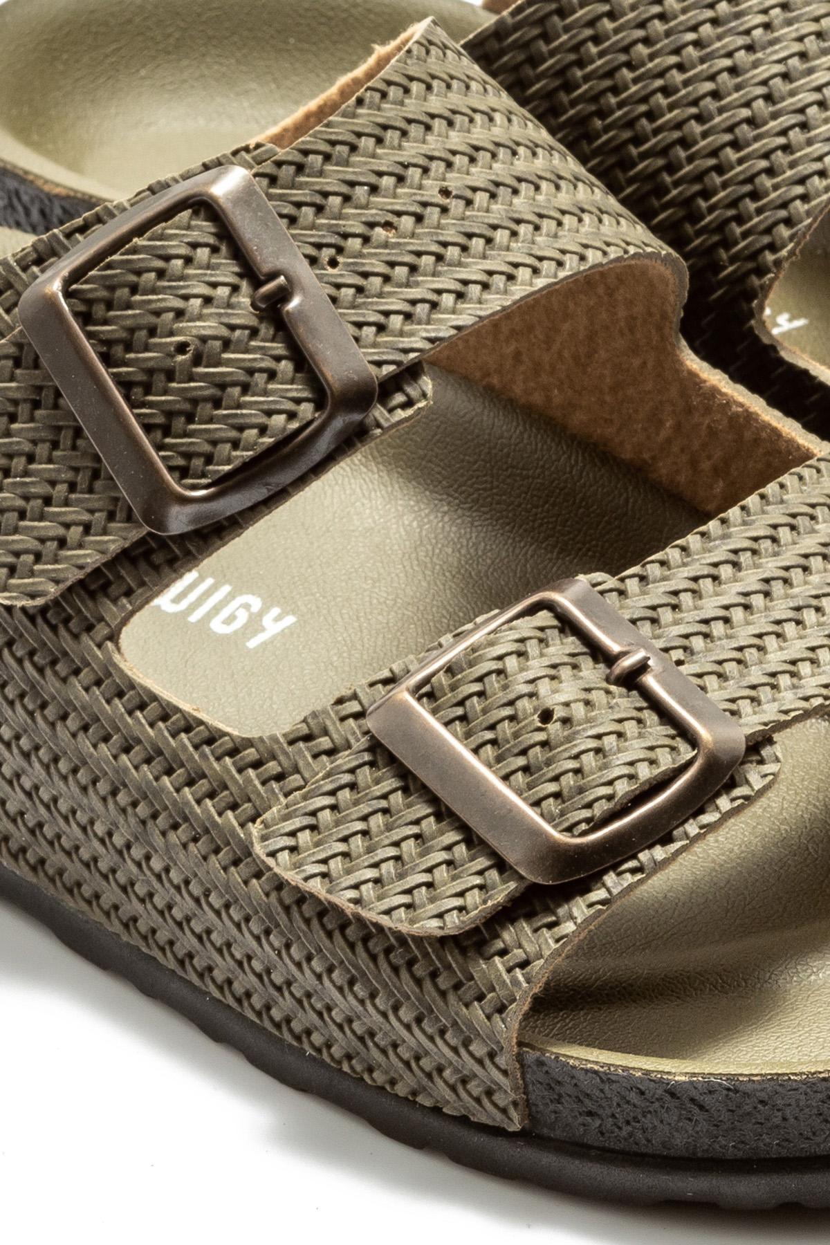 Toni Örgülü Erkek Terlik Yeşil 41/45