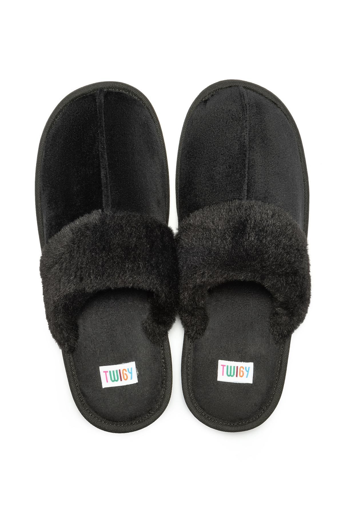 Ella Kadın Ev Terliği Siyah 37/41