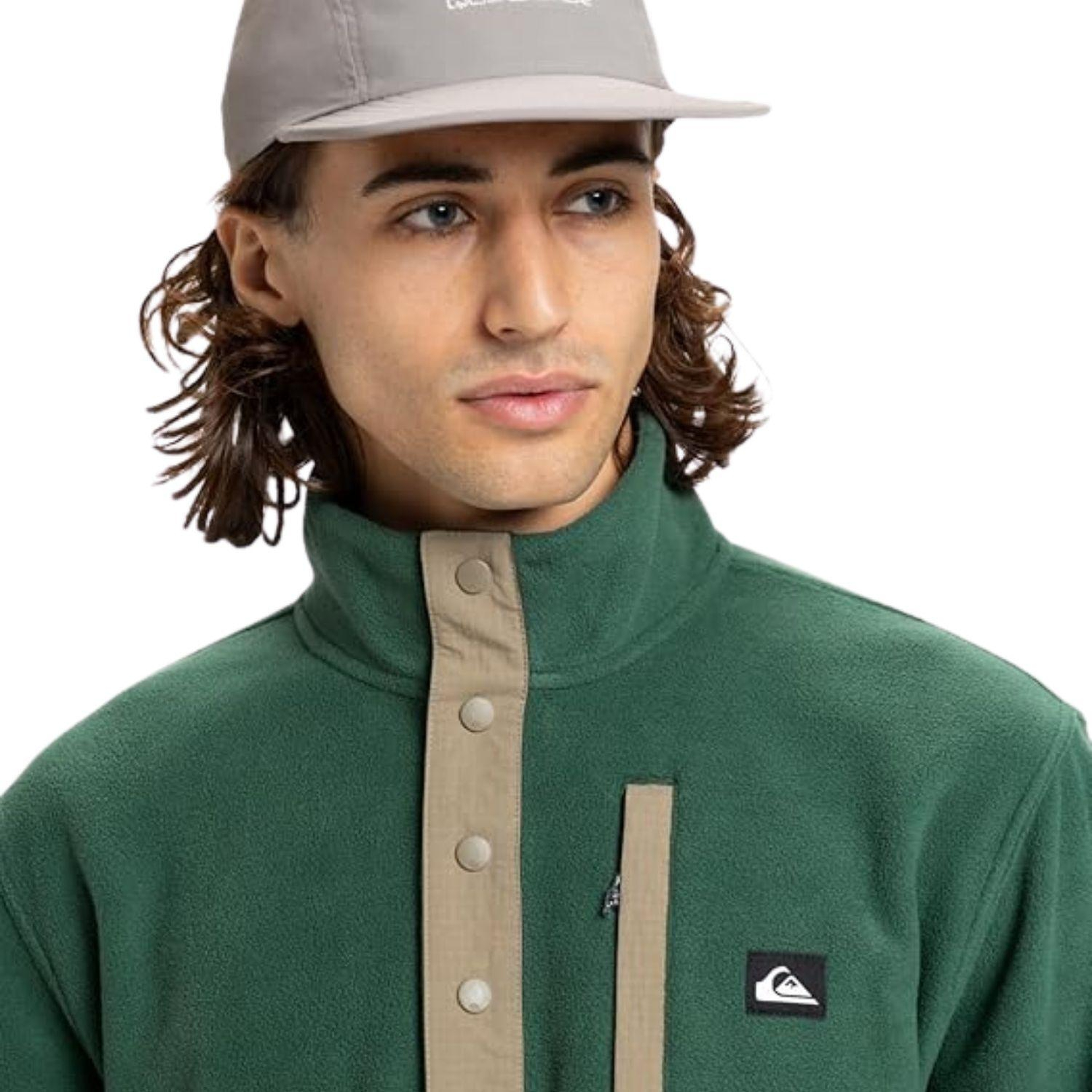 Quiksilver No Destination Hs Erkek Yeşil Polar Ceket