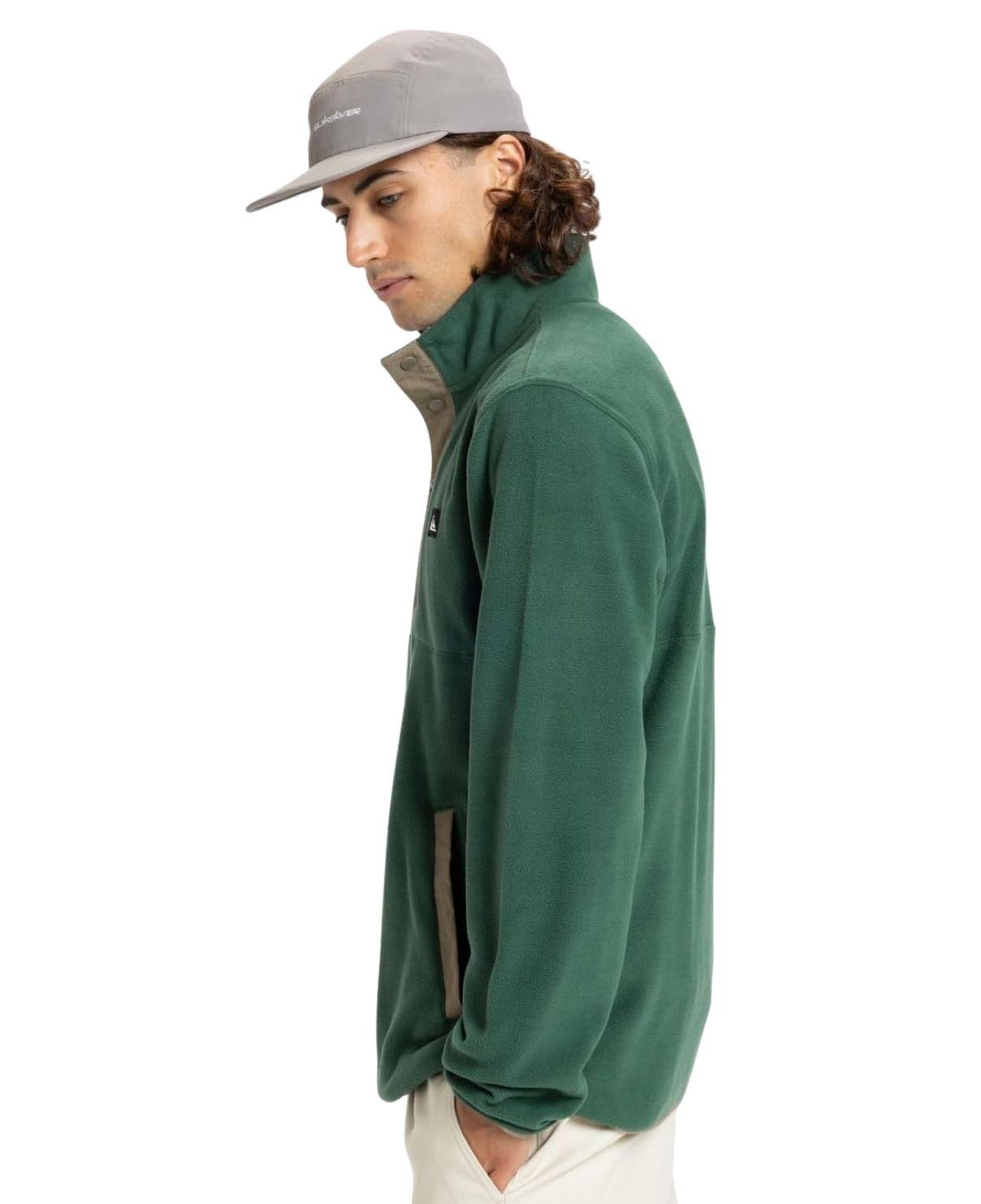 Quiksilver No Destination Hs Erkek Yeşil Polar Ceket