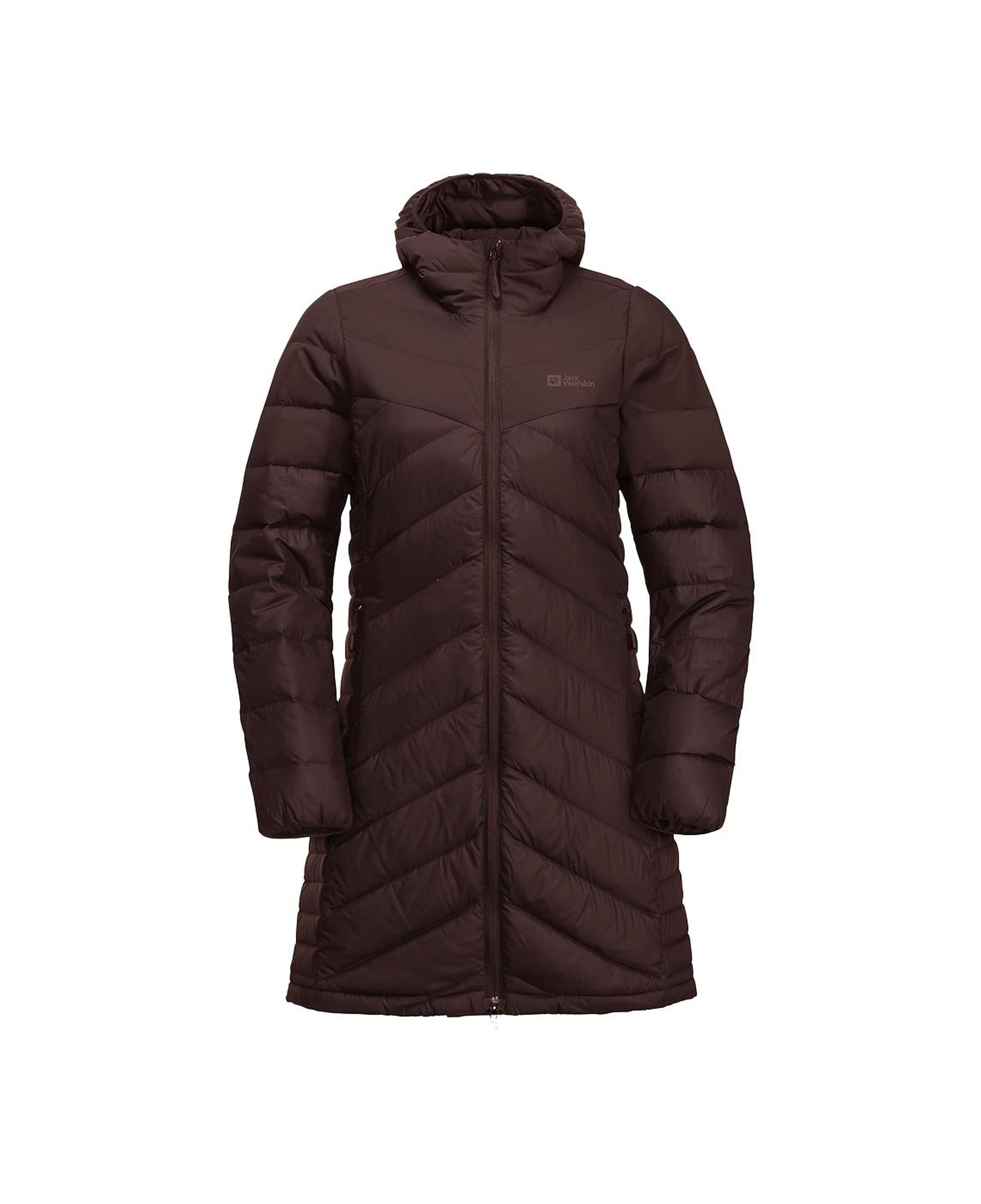 Jack Wolfskin Tundra Down Coat Kadın Mor Outdoor Ceketi