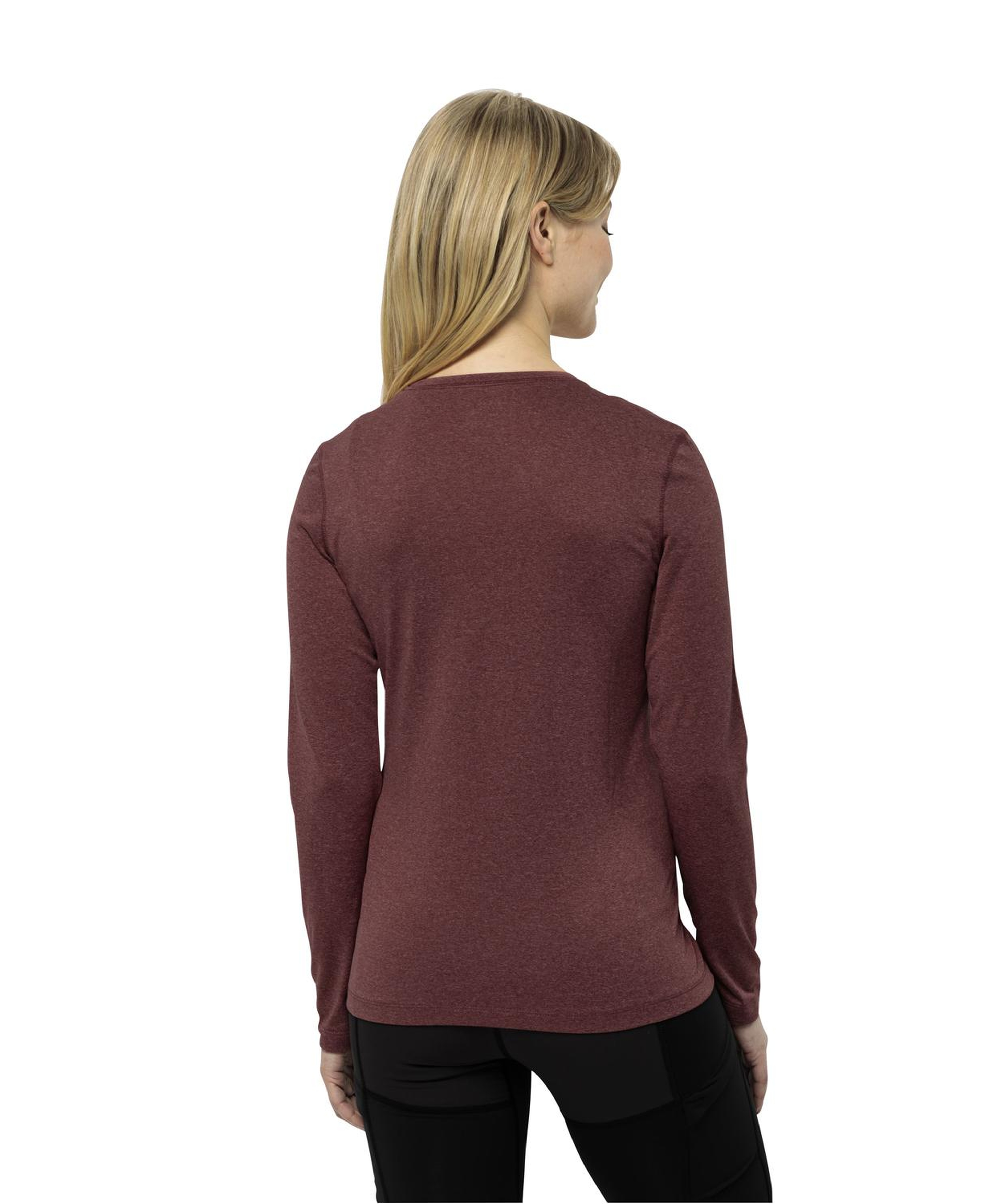 Jack Wolfskin Sky Thermal L/s Kadın Kırmızı İçlik Üst